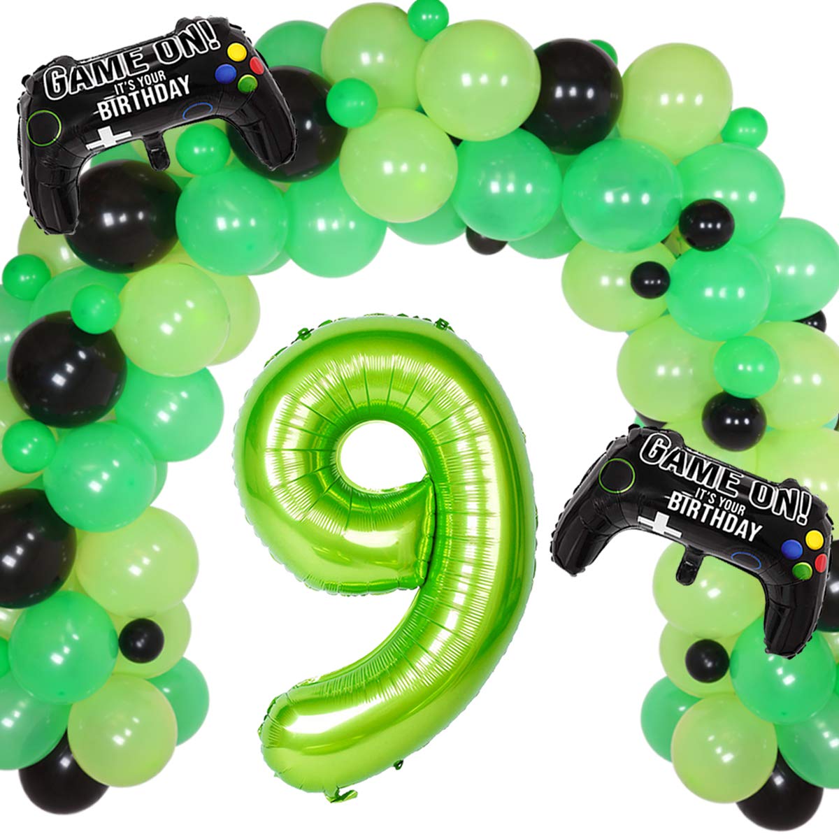 Buy 9th Birthday Decorations for Boys Video Game Balloon Garland Kit