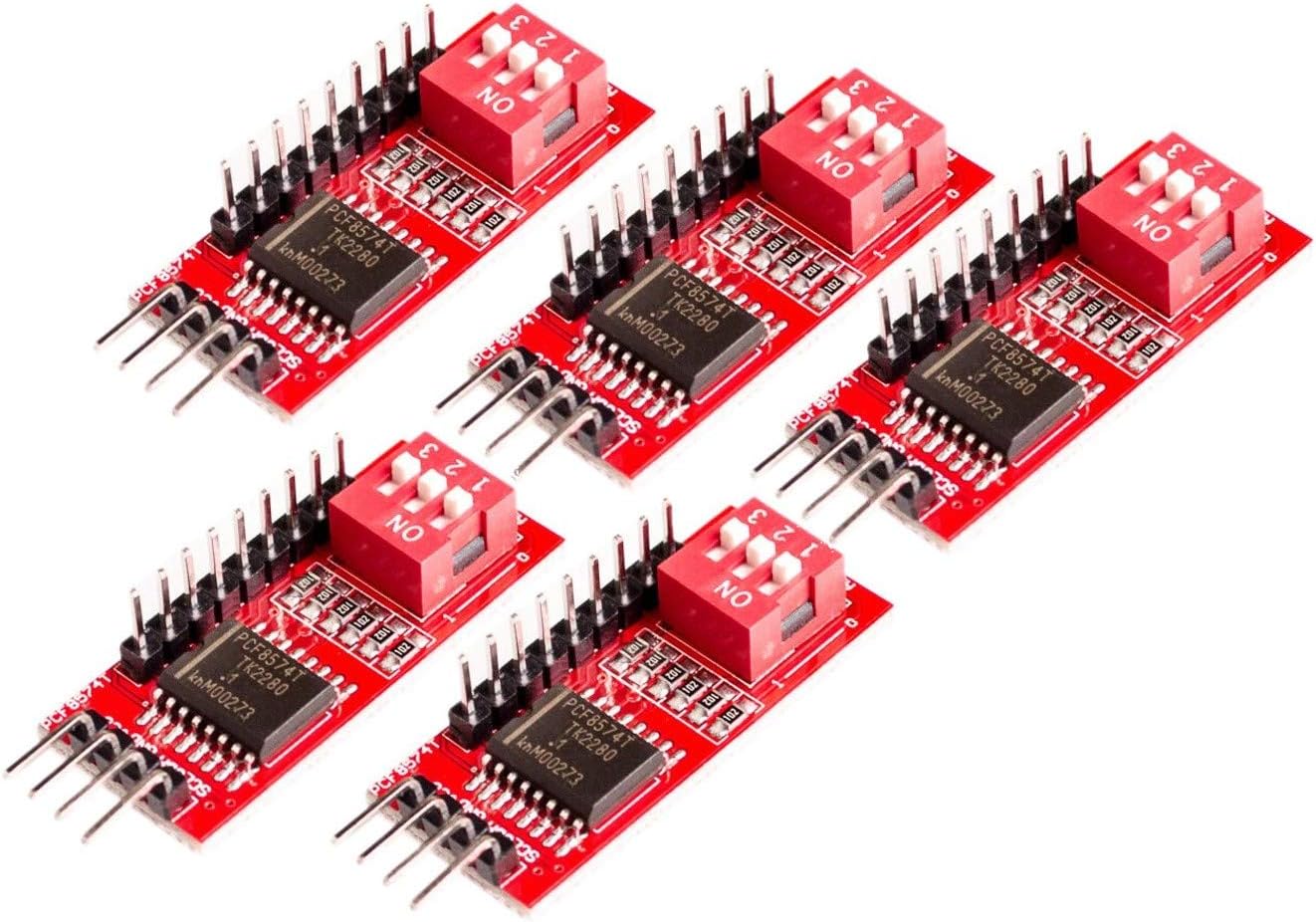 5pcs PCF8574 PCF8574T I/O for I2C IIC Port Interface Cascading Extended Module
