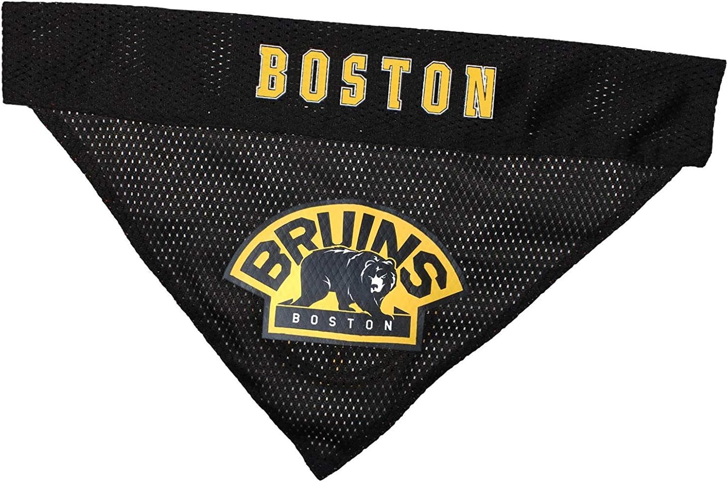 NHL Boston Bruins Bandana for Dogs & Cats, Large/X-Large. - Cute & Stylish Bandana! The Perfect Hockey Fan Scarf Bandana, Great for Birthdays Or Any Party!