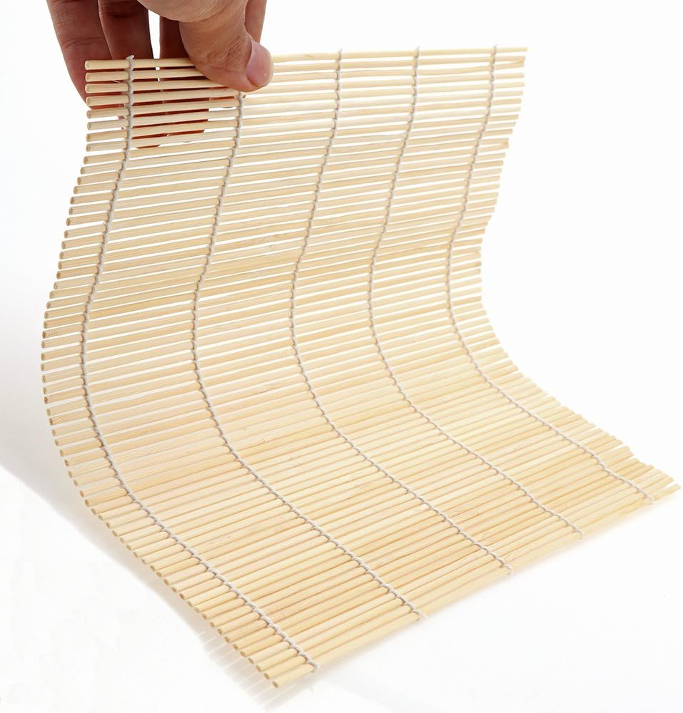 ONEVER Sushi Roll 9.5 * 9.5" with Bamboo Rolling Mat Sushi Making Kit