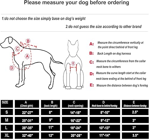 Miniatura 6 de ICEFANG GN8 Arnés táctico para perro de movimiento rápido con asa, reflectante en el entrenamiento para caminar, chaleco K9 sin tirones, correa