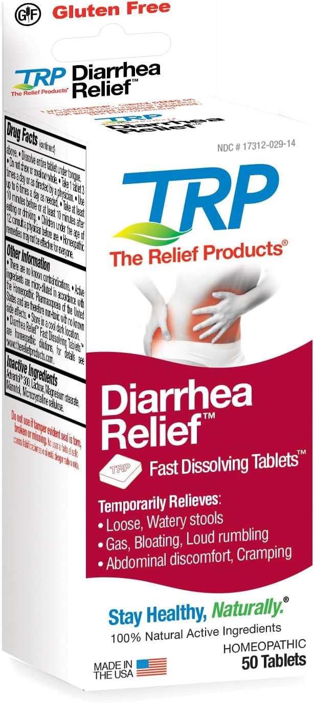 Diarrhea Relief Fast-Dissolving Tablets, 50 Count