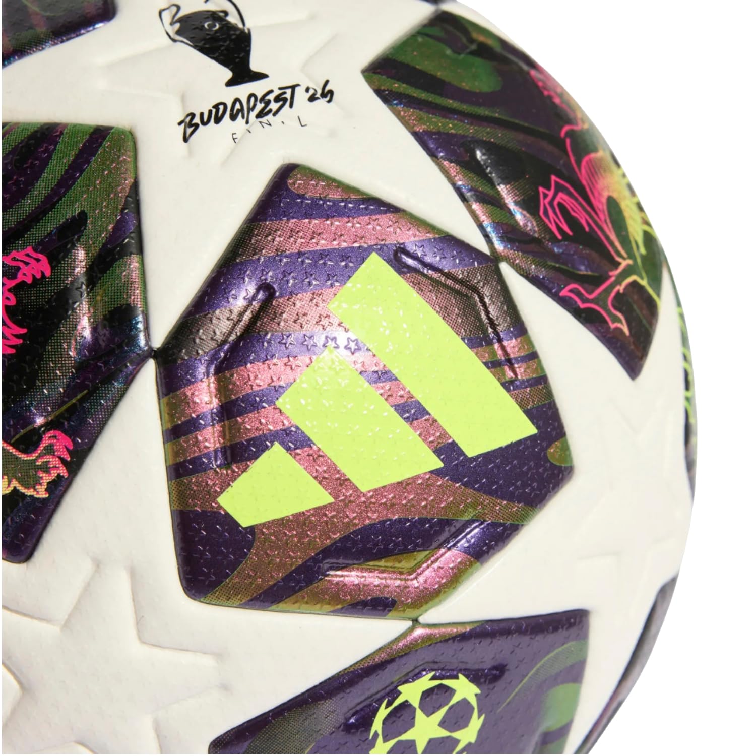 adidas UEFA Champions League Final Pro FIFA Quality Pro JX9077 - Balón de fútbol Unisex, Color Morado, Talla 5
