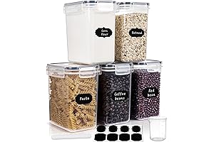 Moretoes 1.6L Airtight Food Storage Containers Small Size