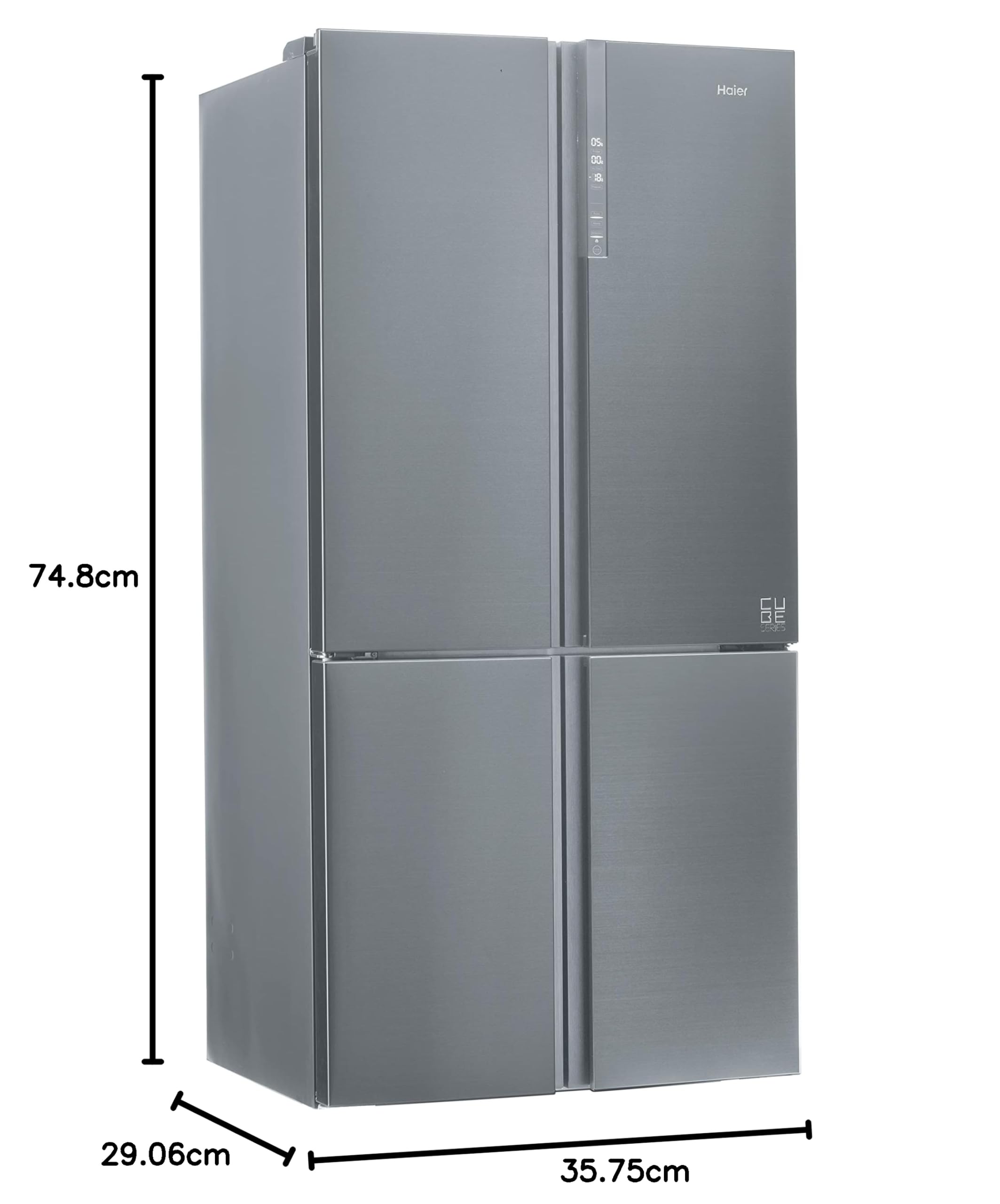 Haier 34004160 Frigorífico congelador de acero inoxidable Serie 7