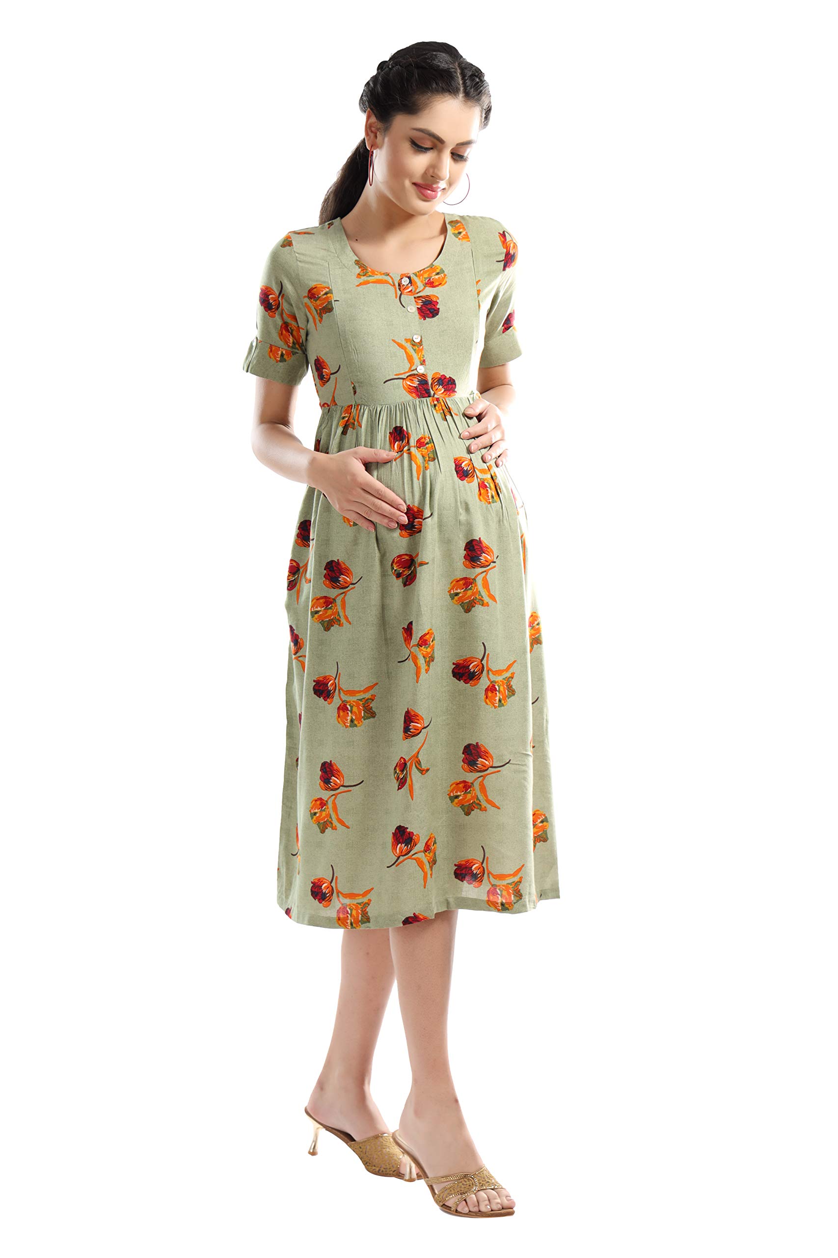 av2 Women's Rayon Regular Fit Maternity Maternity Wear-picture-29
