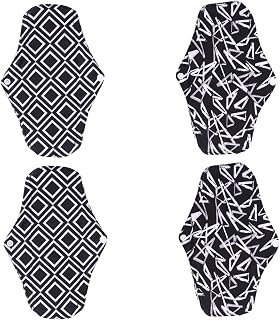 Cloth Panty Liner 4pcs Washable Pads reusable incontinence pad Menstrual Pad bamboo charcoal Mother warp pad