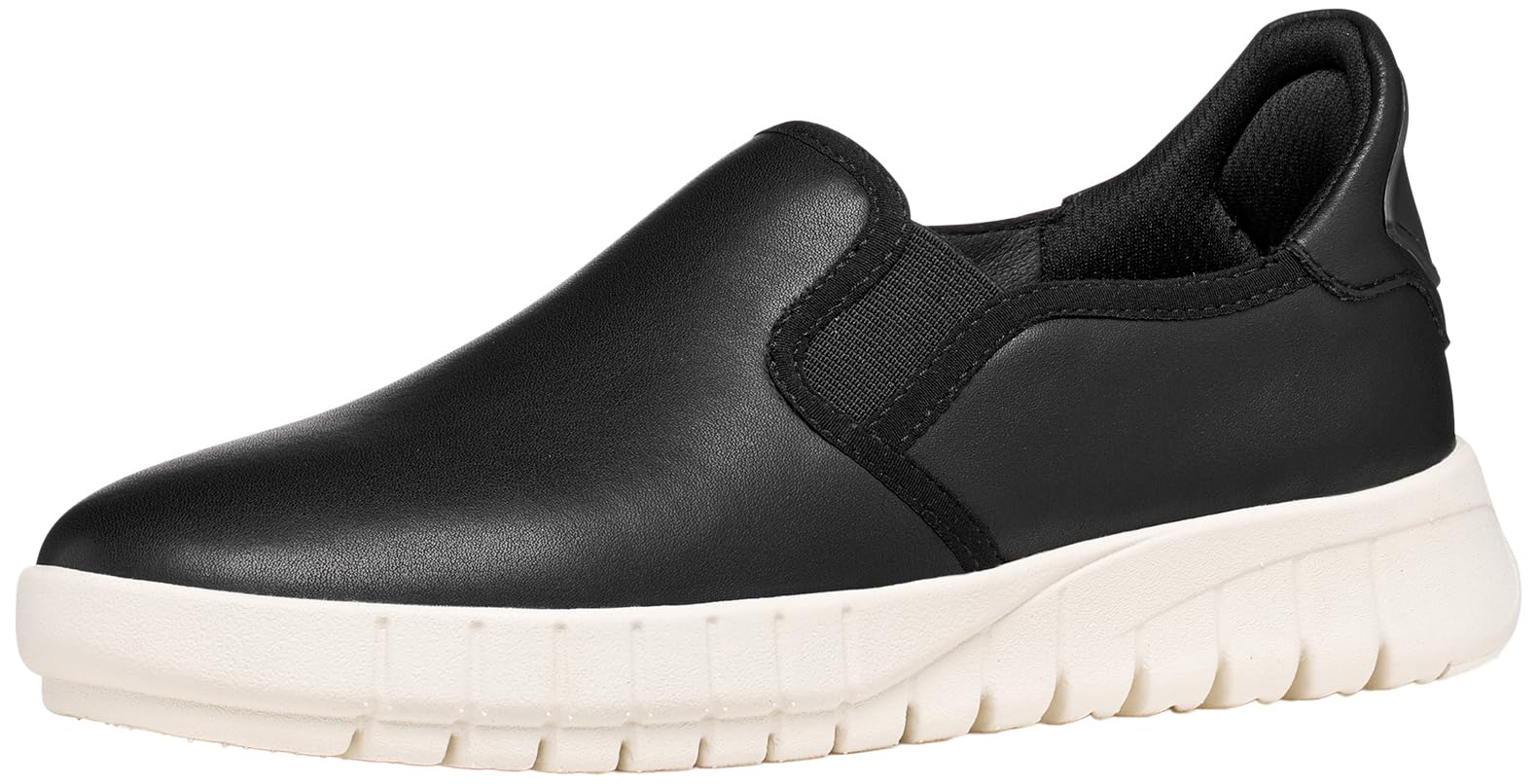 Geox Women's D FLEXTRIDE Plus A Trainers, Black, 41 EU