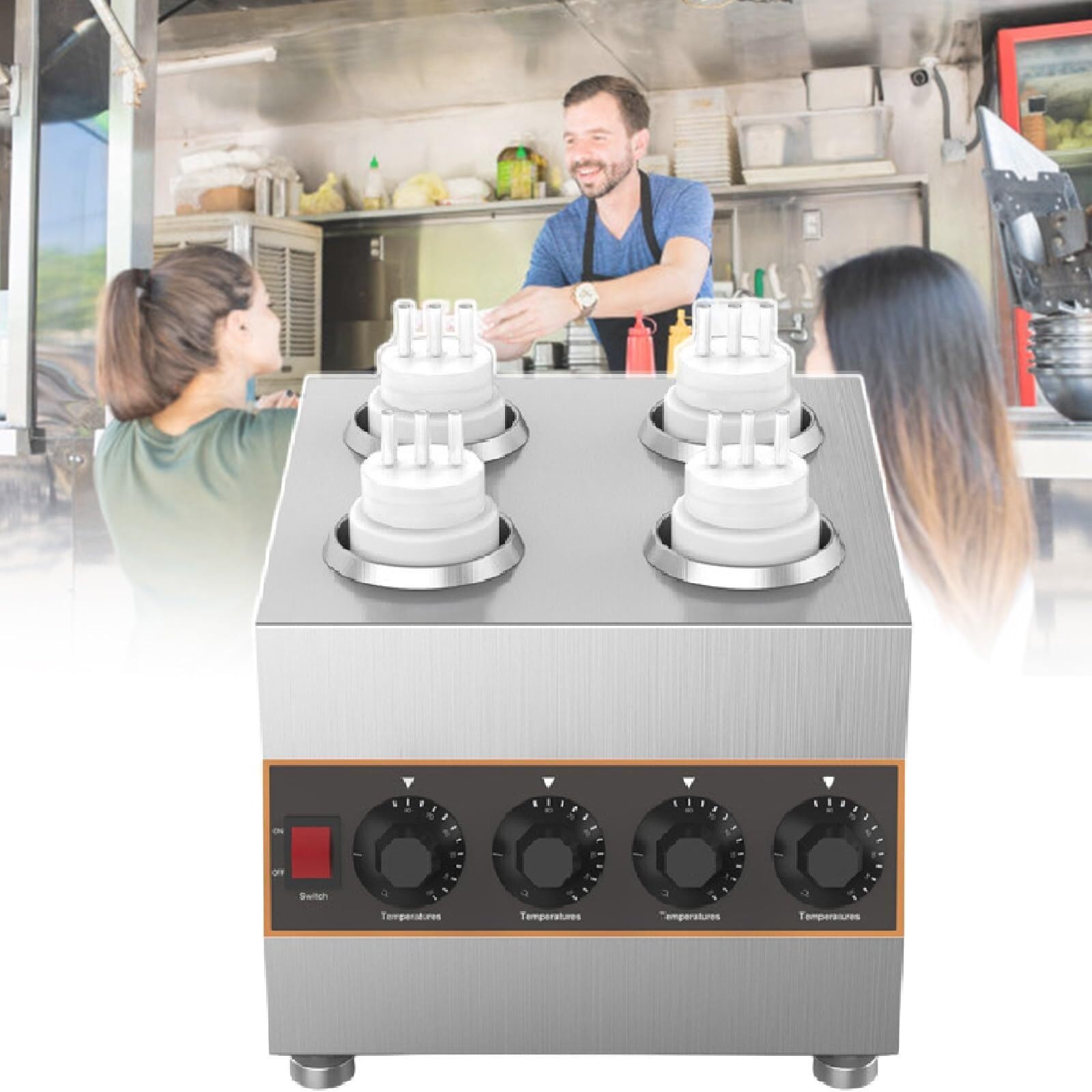 Chauffe-sauce électrique 110V pour éviter le fromage qui fige