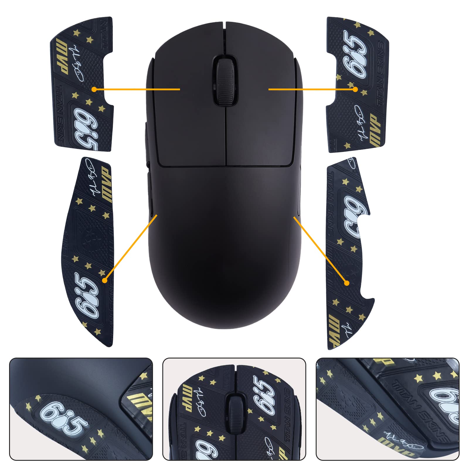 Ratón Antideslizante Grip Tape Fits Logitech G PRO X Superlight