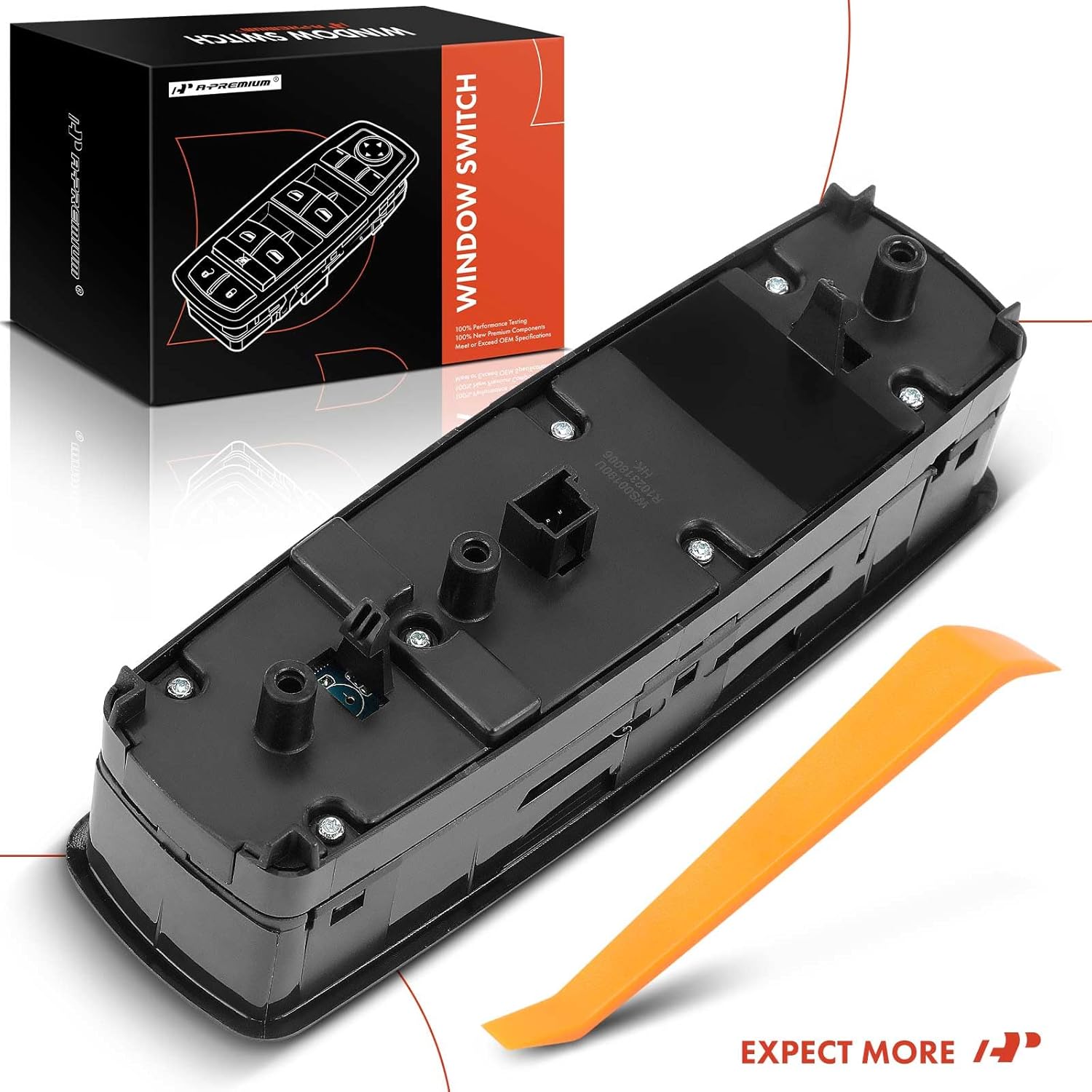 A-Premium Front Driver Side Master Power Window Switch Compatible with Mercedes-Benz X164 W164 R320, R350, R500, R550, R63 AMG, GL320, GL350, GL450, ML320, ML350, Replace# 2518300190, A2518300190
