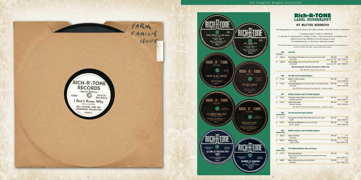 The Rich-R-Tone / Folk Star Story - Appalachia On Record, 1946 - 1954