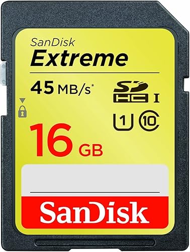 SDSDX-016G-X46 SanDisk Extreme - Tarjeta de memoria flash SDHC UHS-1 (16 GB)