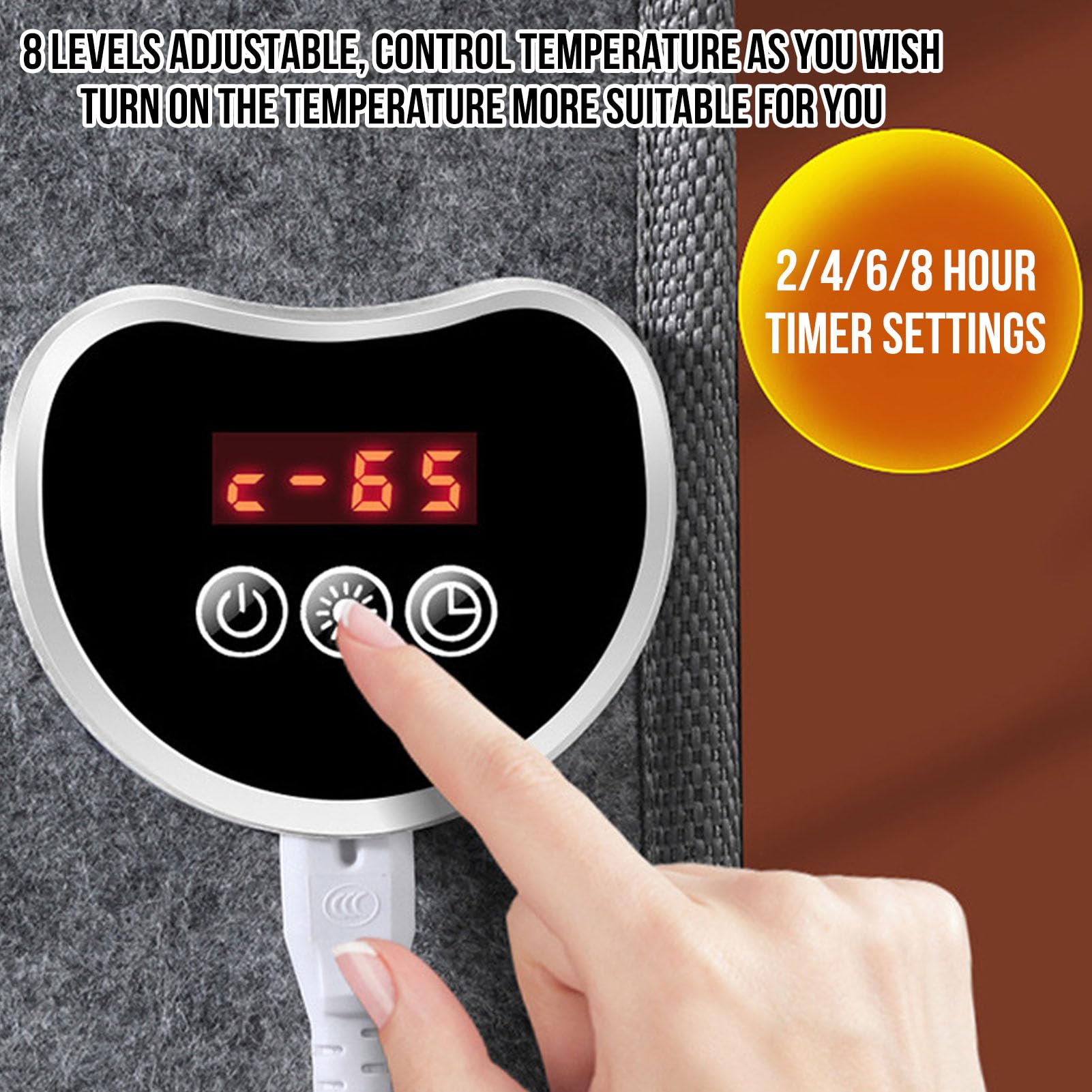 Yctze Grzejnik Pod Biurko z Ogrzewaniem z 3 Stron, Ogrzewacz Nóg, 220V, do