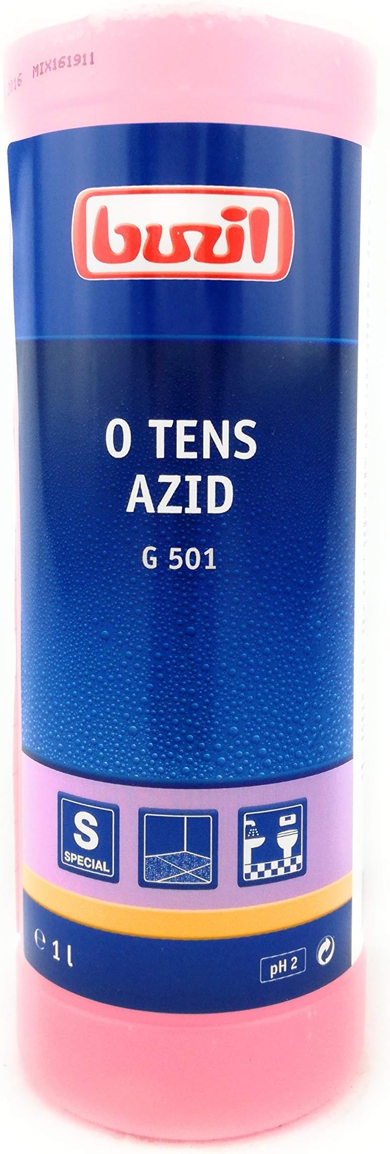 Buzil G501 O TENS Azid Tensidfreier Feinsteinzeugreiniger Sauer 1 Liter