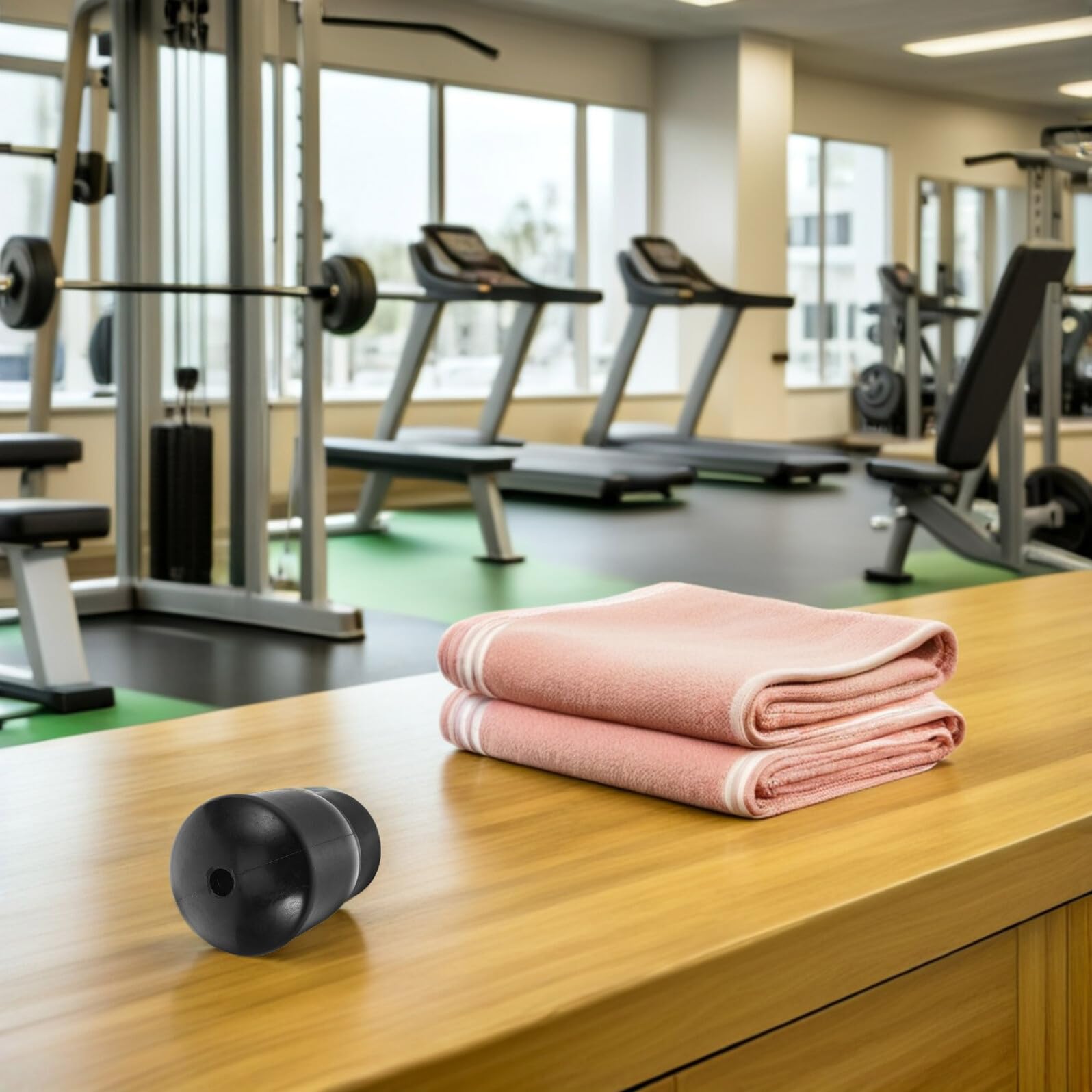 Alasum Tope Negro 6 Piezas para Hierro de Cable Equipo de Fitness