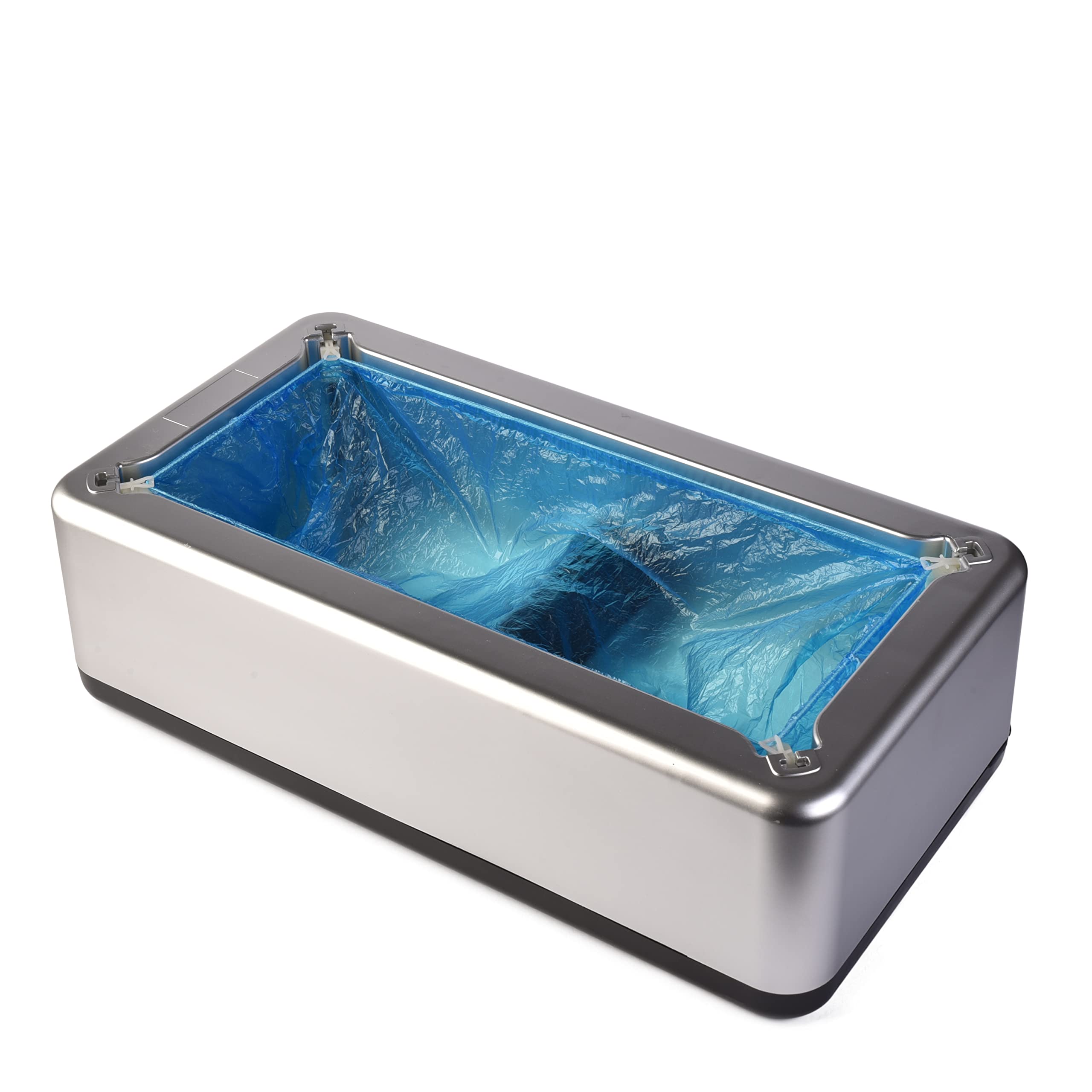 Amc Distributore automatico copriscarpe professionale ABS acciaio 100 pz Grigio