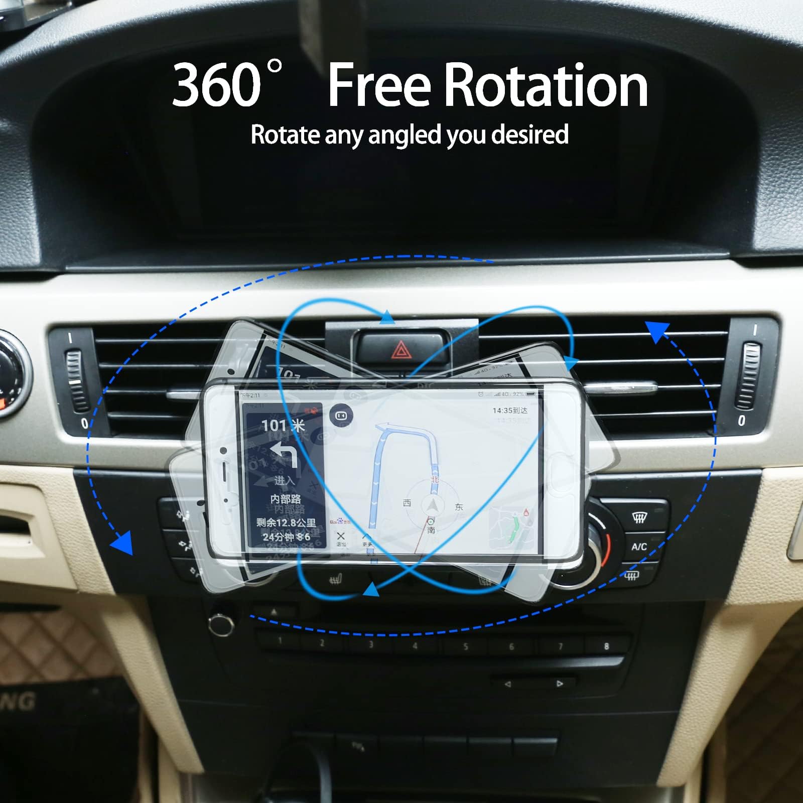 E90 Handyhalterung Brodit Proclip Für BMW 3er E90/E91 - Mittelkonsole Mit Navigation Mittelkonsole Halterung