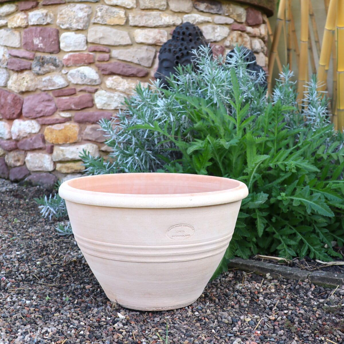 Palatina Werkstatt, Vernonica - Vaso per piante in terracotta resistente al gelo, in diverse misure, 35 cm