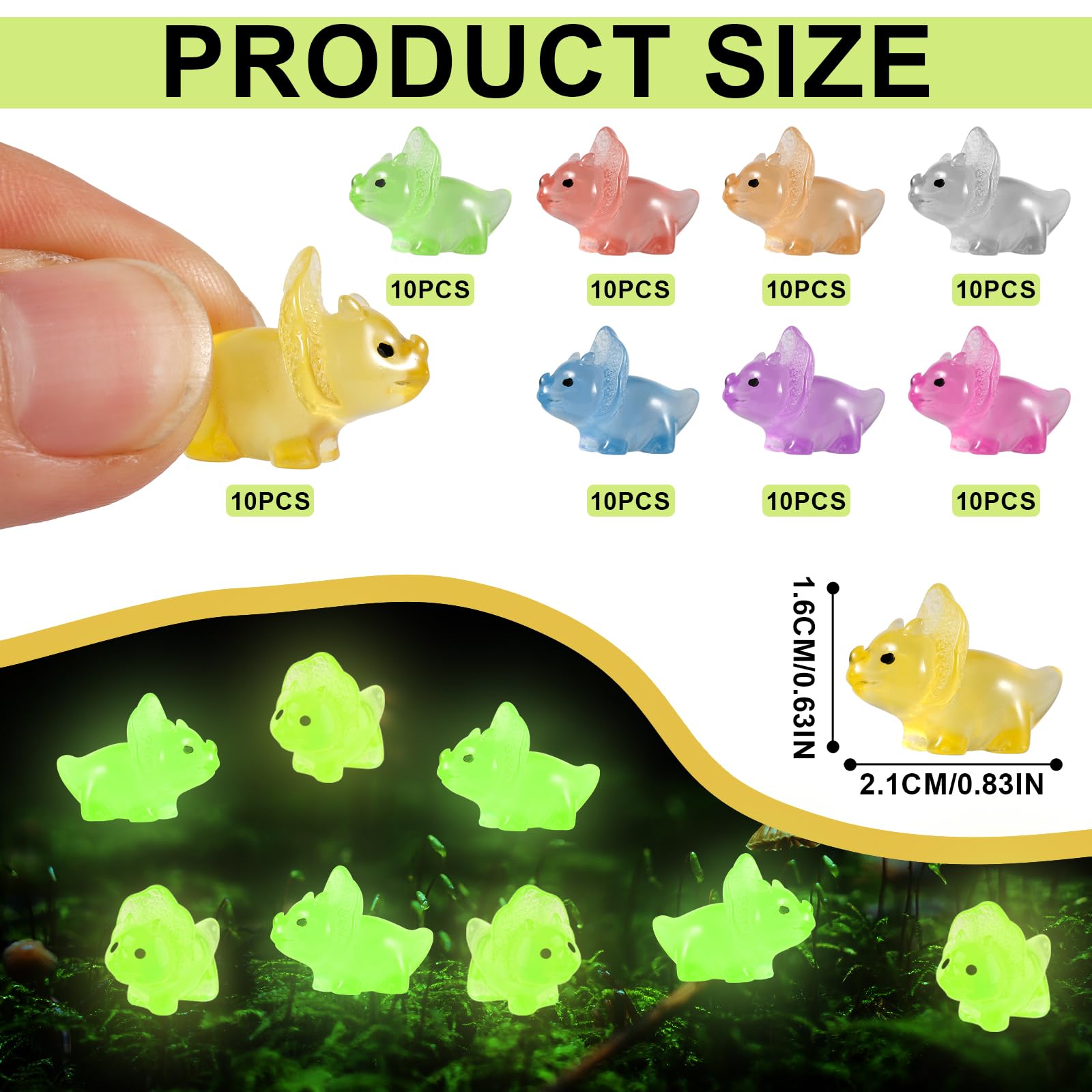 29 Pcs Mini Dinosaures Jouets Lumineux - Figurine Éducative Avec Autocollants