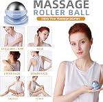 Ice Therapy Massage Roller Ball, Manual Massager for Trigger Point, Deep Tissue Massage, Alleviating Muscle Tension and Pain Relief, Suitable for Neck, Back, Shoulders, Arms, Legs, Thighs etc