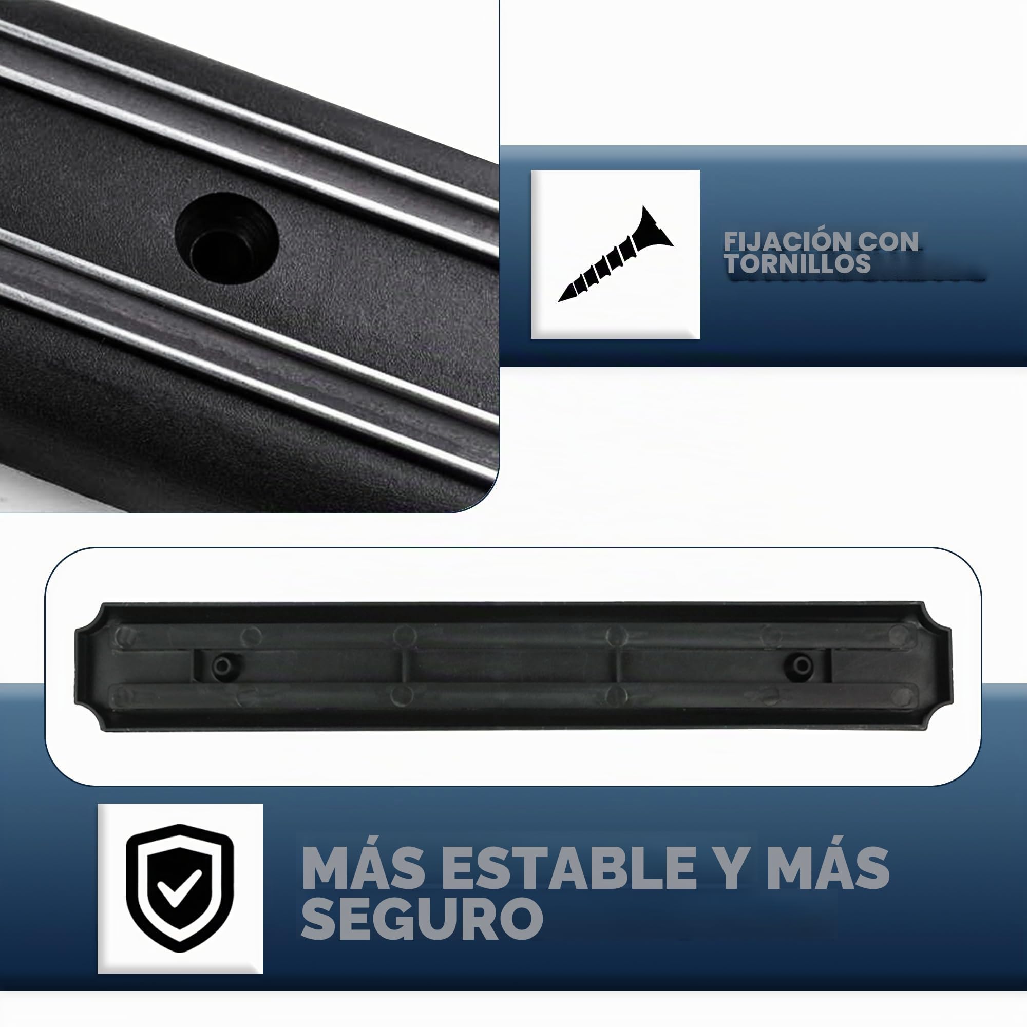 Iman cuchillos de cocina pared 4 uds 33 cms soporte cuchillos cocina imán cuchillo de cocina iman para cuchillos en pared imán para cuchillos de cocina soporte magnetico cuchillos