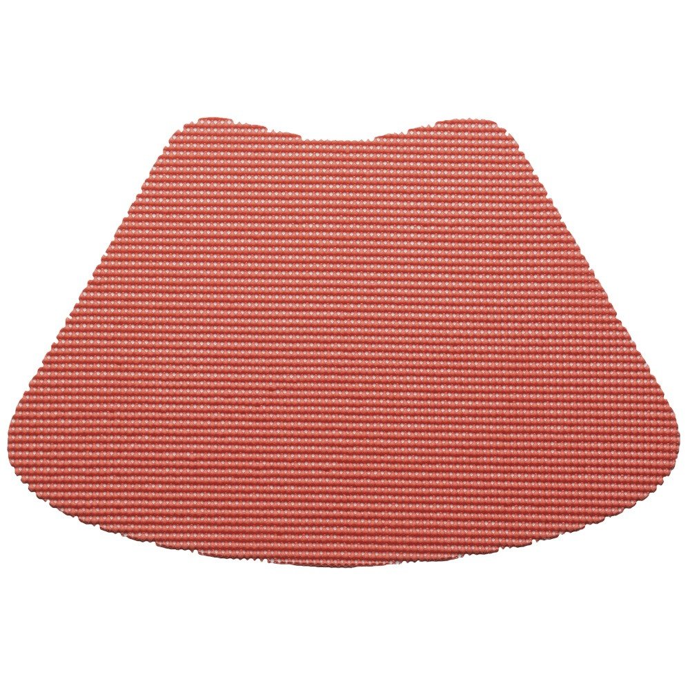Kraftware Fishnet Placemat, Wedge, Brick by Kraftware