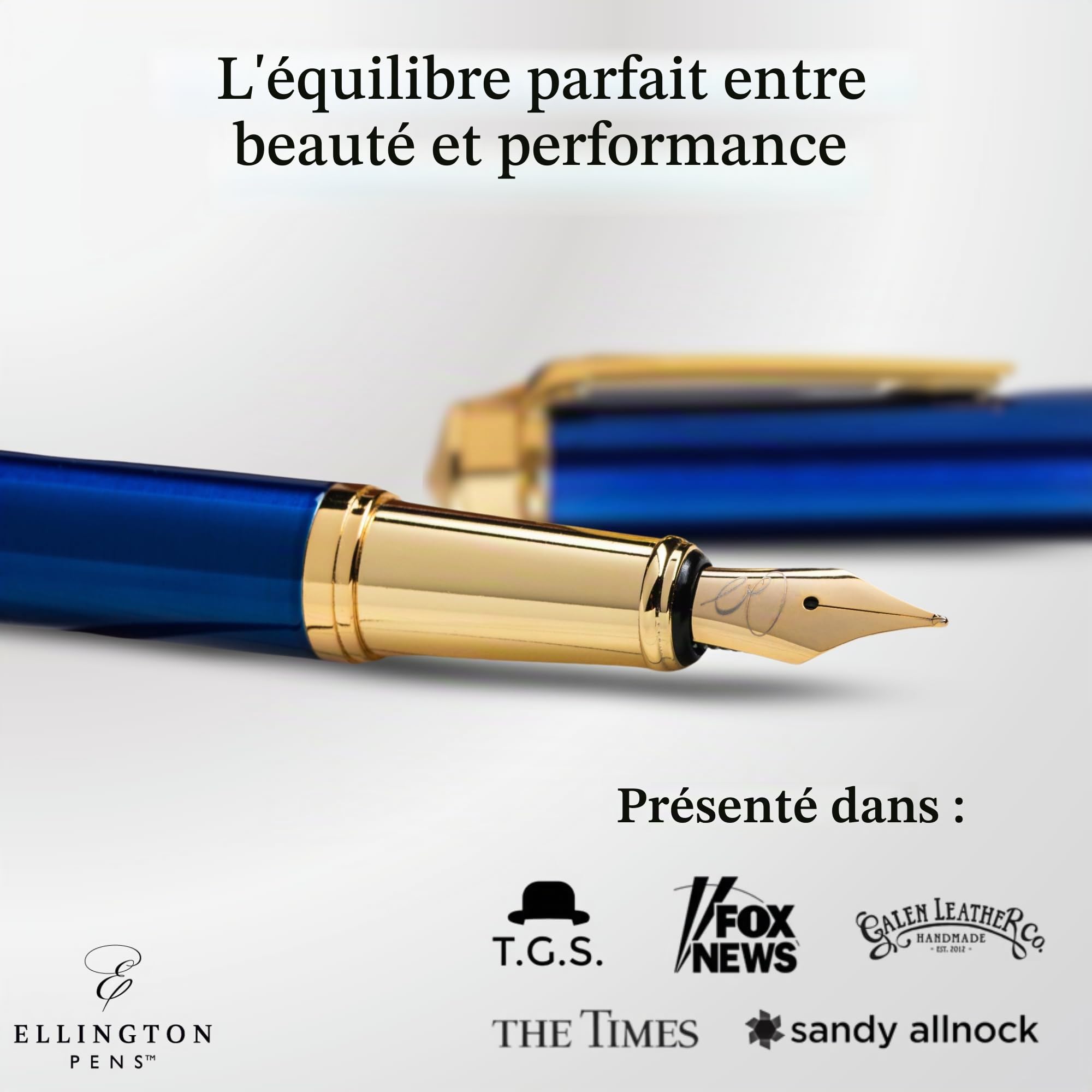Lot de stylos plume de luxe pour écrire, convertisseur d'encre rechargeable, coffret cadeau