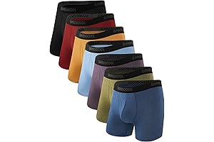 Mens Bamboo Viscose Cool Underwear, 3D Contour Pouch Briefs with Moisture Wicking
