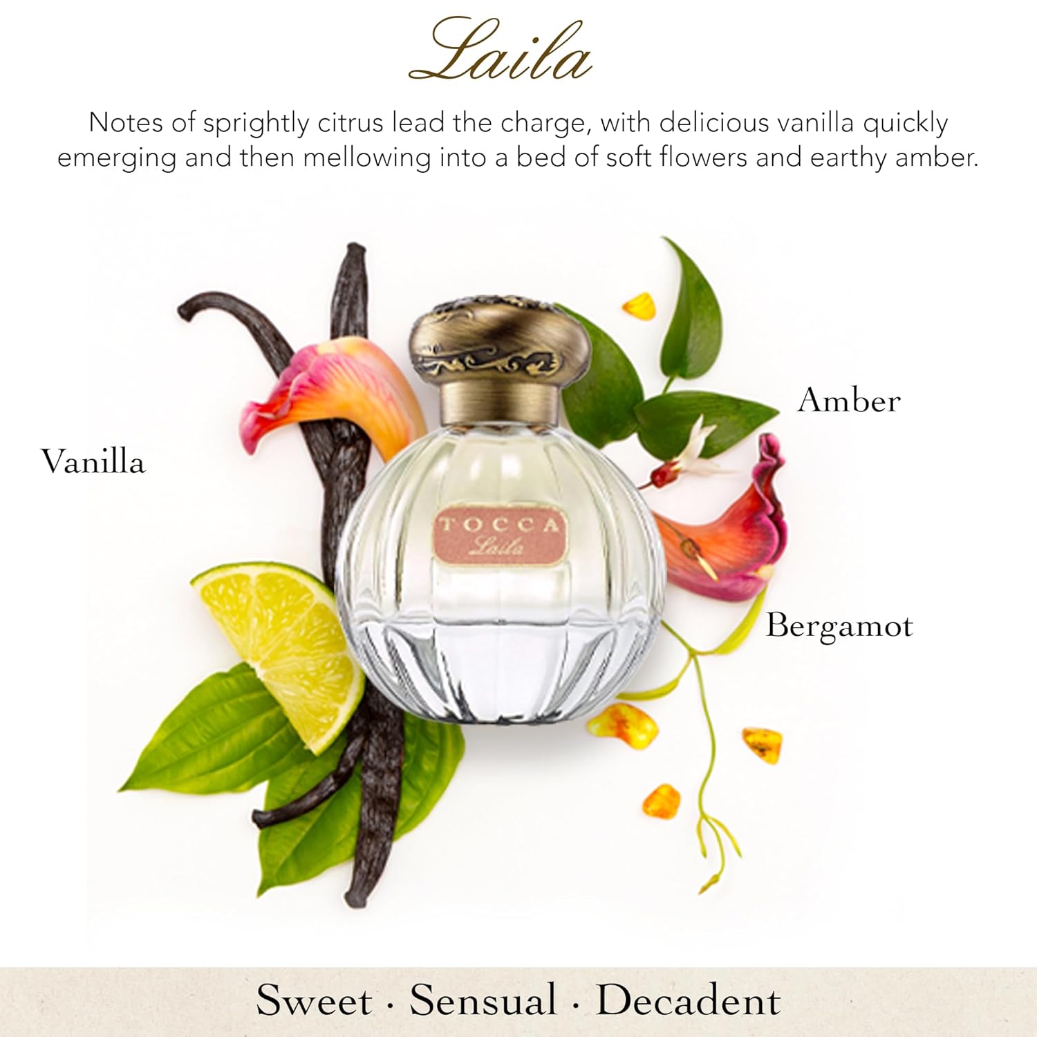 Tocca Garden Collection Mini Perfume Gift Set of Three, 5mL Each - Includes Florence, Colette and Laila Perfume Dabbers