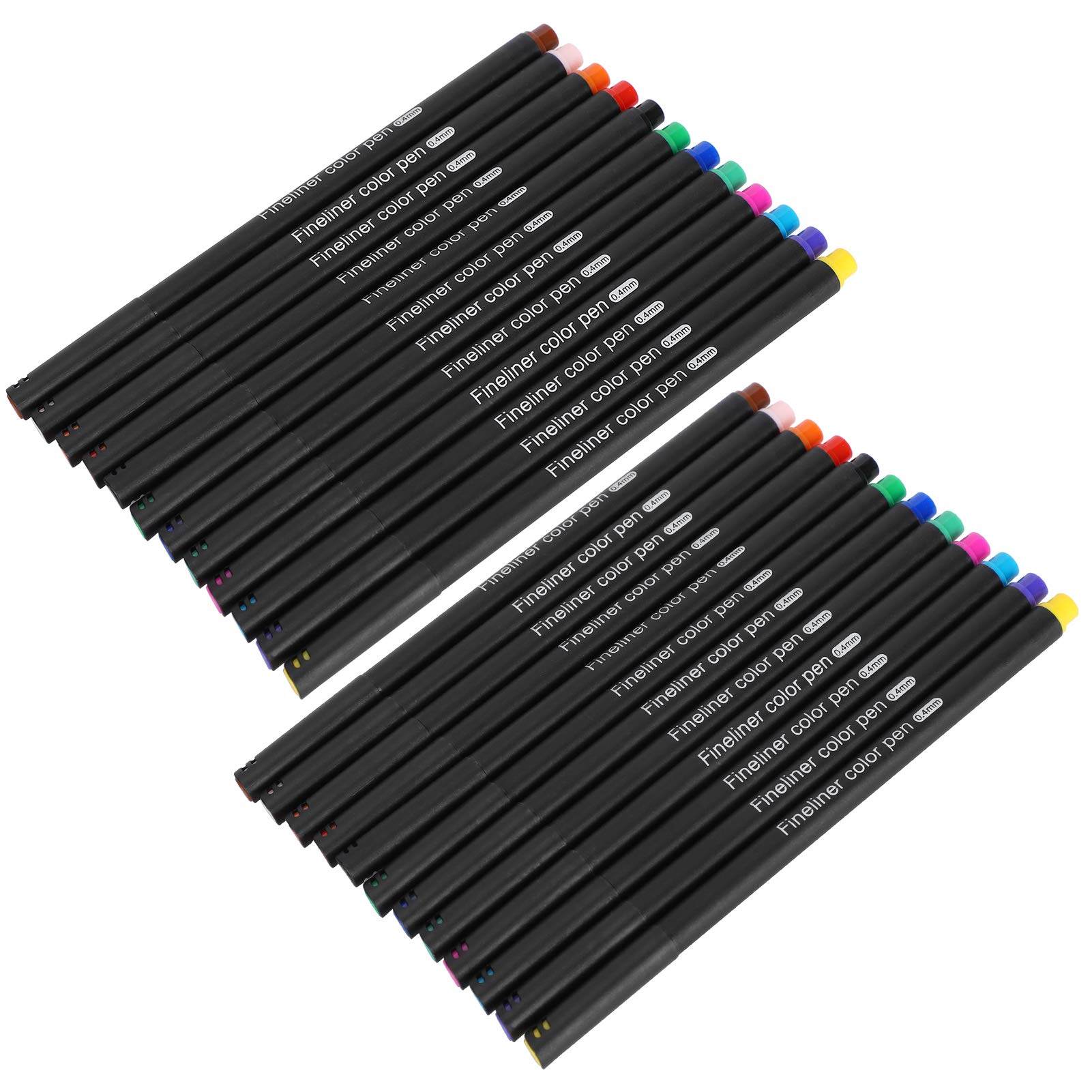 Fineliner Markers, Thin Markers Pen, Suitablefor Writing, Drawing with High‑Strength Plastic