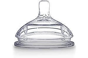 nanobebe Replacement Nipples with Medium Flow - 3-6 Months (2-Pack)