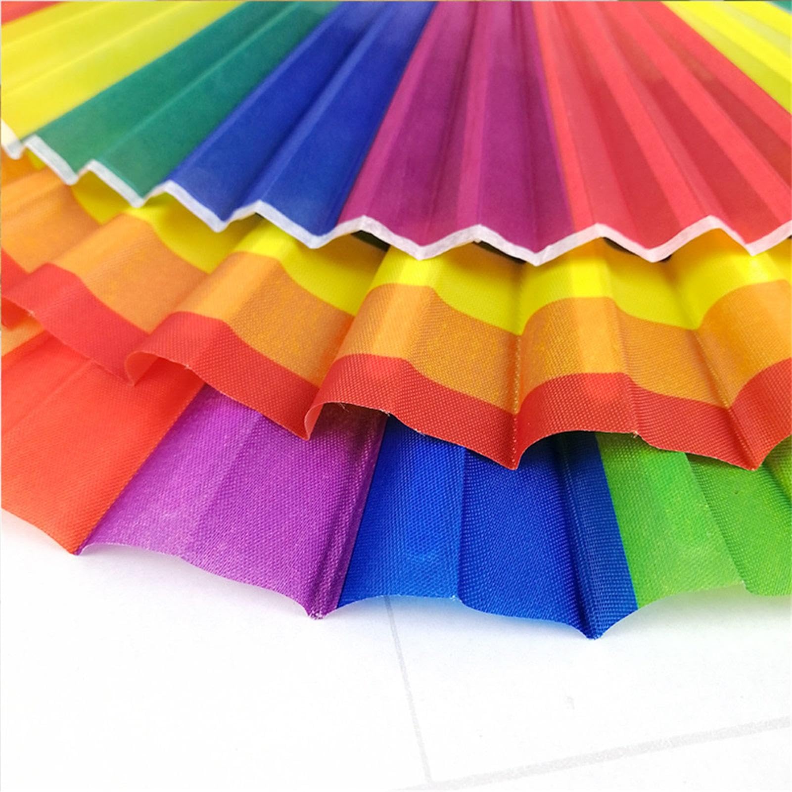 Abanico De Mano Plegable Orgullo Arcoíris Gay - Accesorios del Orgullo