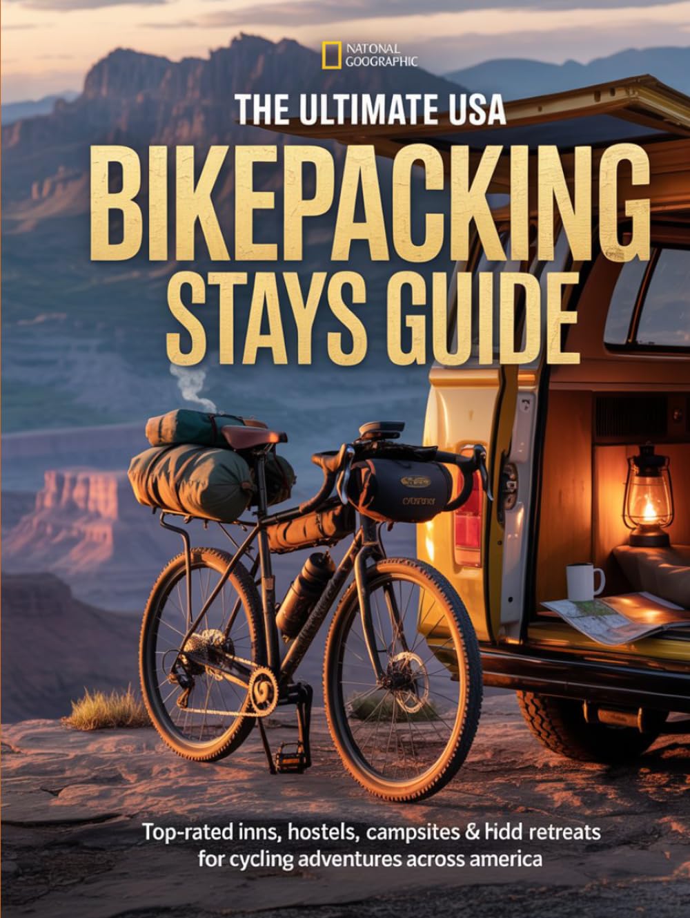 THE ULTIMATE USA BIKEPACKING STAYS GUIDE: Top-Rated Inns, Hostels, Campsites & Hidden Retreats for Cycling Adventures Across America