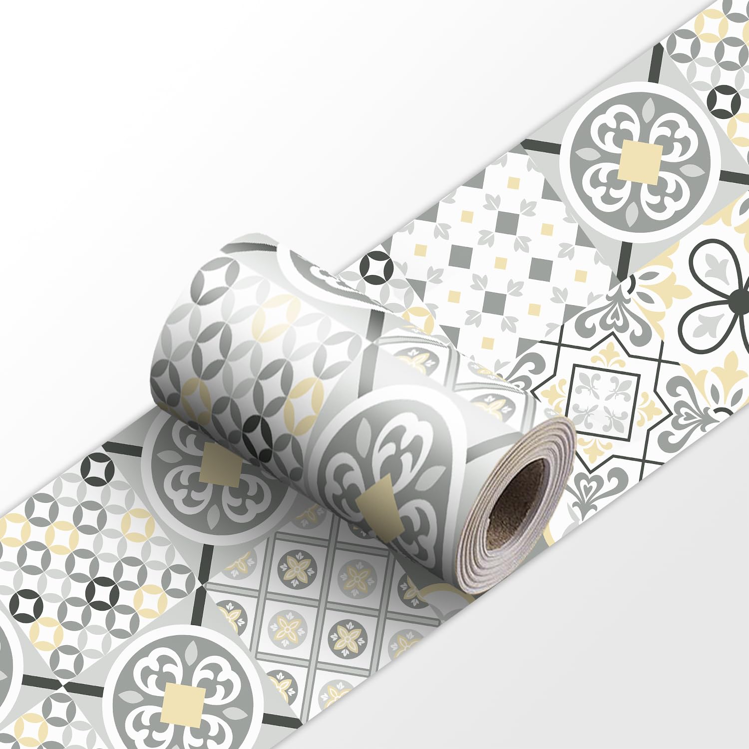 VisitRyl Wallpaper Border Self Adhesive Wall Tiles Decorative, Peel and Stick Wall Border Bathroom Stickers YX-140 20 * 240cm