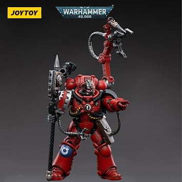 JOYTOY Warhammer 40,000 1/18 Action Figure Ultramarines Primaris Techmarine Collection Model Birthday Gifts 7.8Inch
