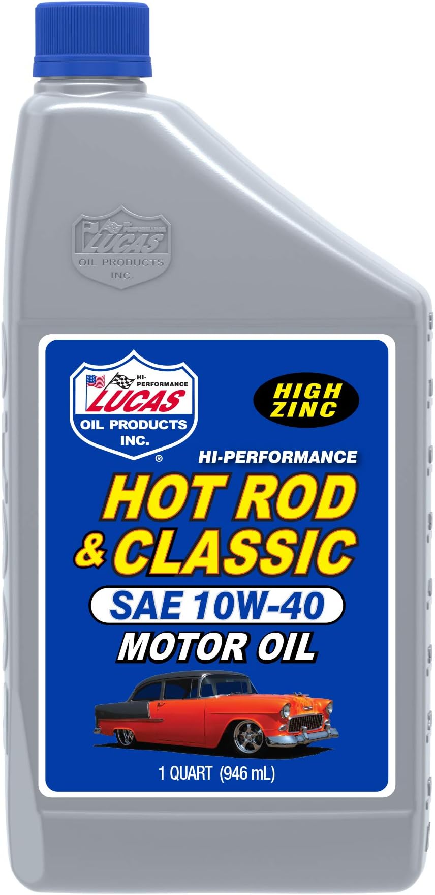 Lucas Oil 10688 Hot Rod & Classic Motor Oil SAE 10W-40-946ml