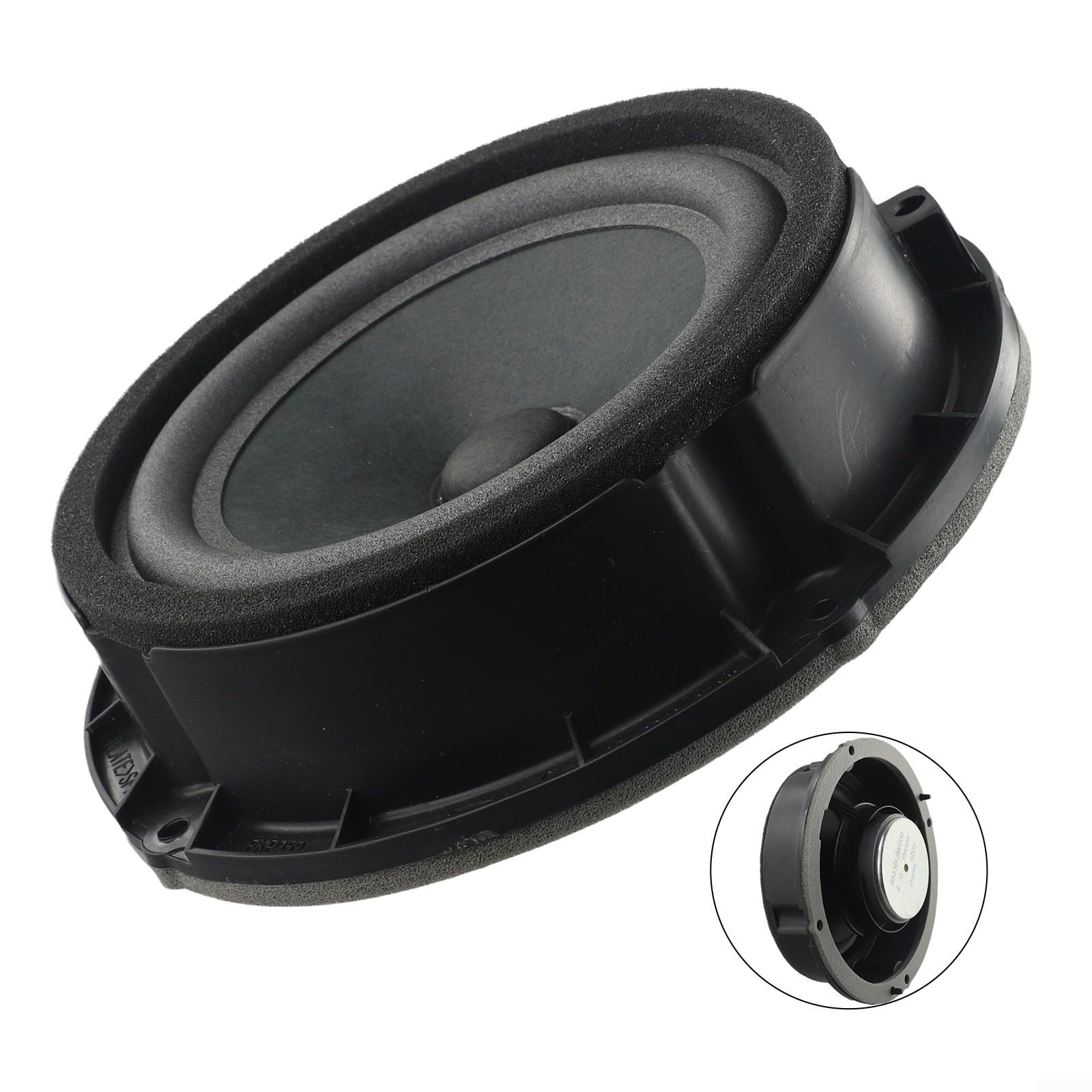 Conjunto de altavoz de puerta para Sportage 2010-2013, 96330-3W000 compatible y unidad de altavoz de juego, reemplazo de altavoz de puerta de automóvil de plástico negro, piezas interiores