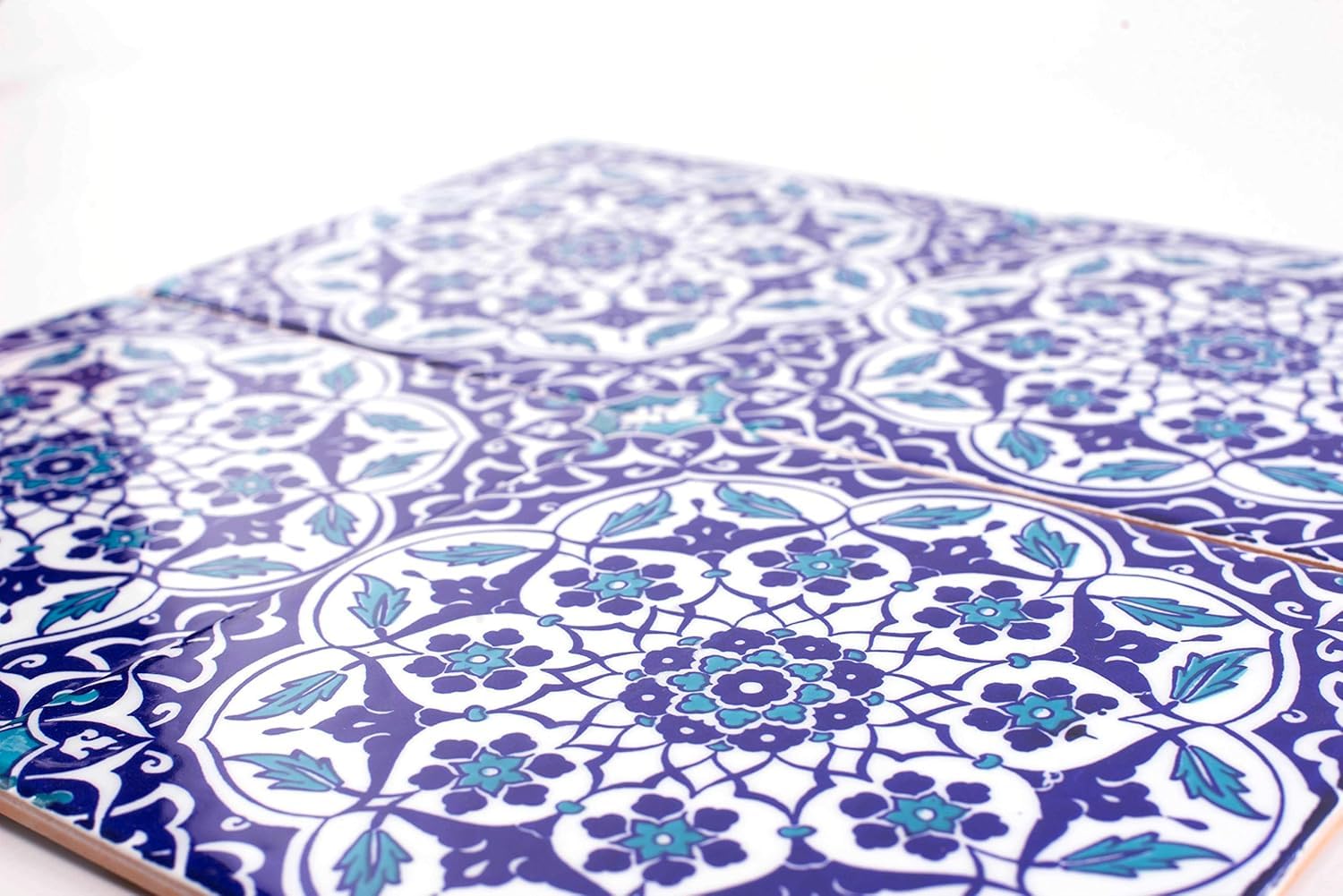 Coloridos azulejos turcos Iznik 20x20 0.48m2 paquete 12 piezas cerámica para cocina baño