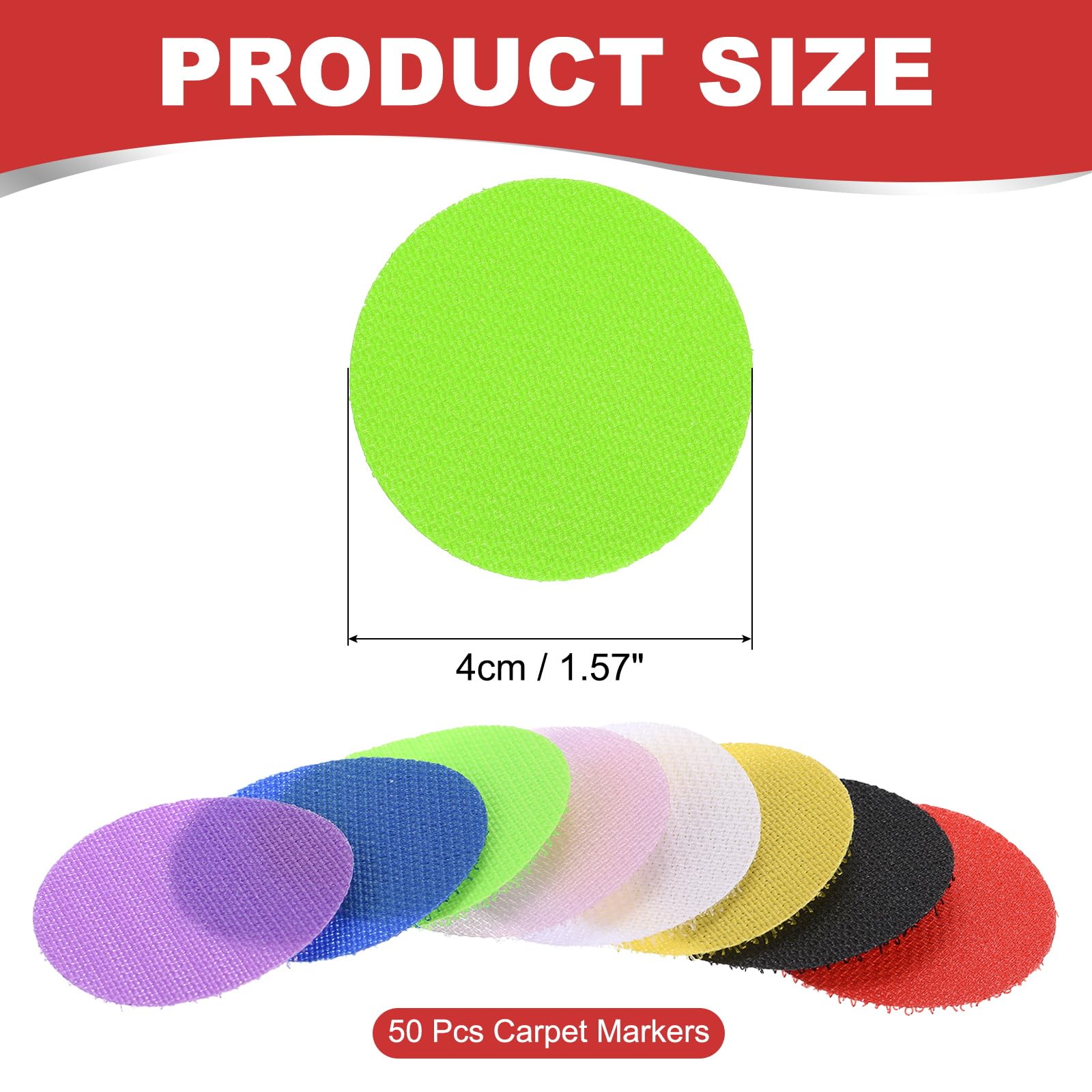 PATIKIL 1.6" Carpet Spot Markers - Image 2