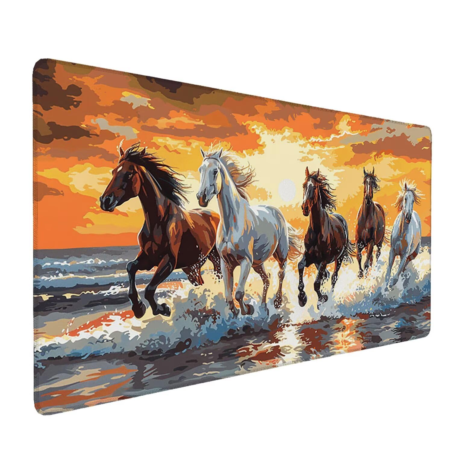 Podkładka pod mysz XXL 1200 x 600 mm duża podkładka pod mysz do gier, wodoodporne i antypoślizgowe gumowe podkładki pod mysz, podkładka pod mysz z wszytymi krawędziami do komputera, komputera PC