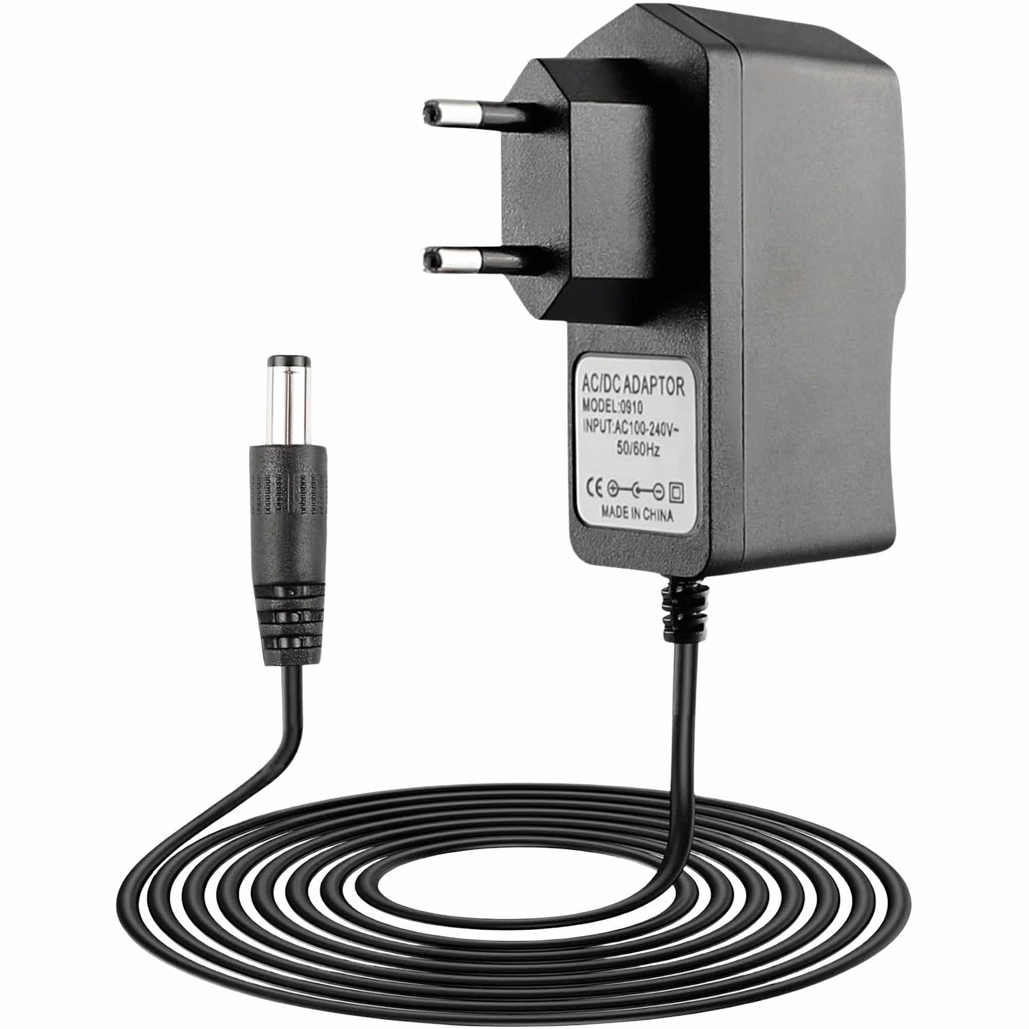 TECHZOCO Alimentador 3V 1A, Adaptador de Corriente, Fuente de alimentación 3V 1A, Alimentador de Pared 3V 1A, Cargador 3V 1A, Adaptador Alimentación, Conector DC 5.5 x 2.1 mm