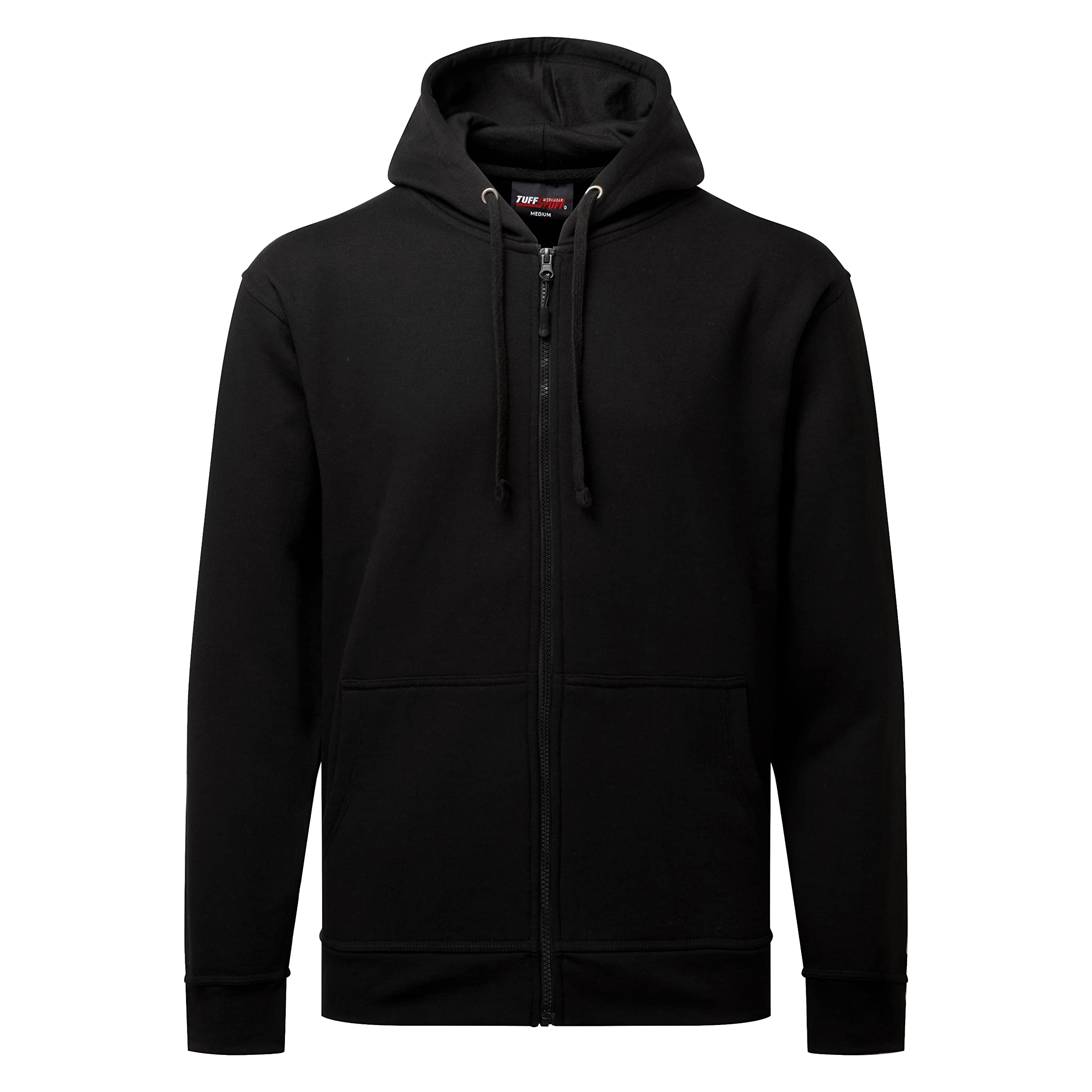 TuffStuffPro Work Hoodie - Comfortable Mens Hoodie - Full Zip - Lined Hood - Work Hoodies for Men - Work Clothes for Men