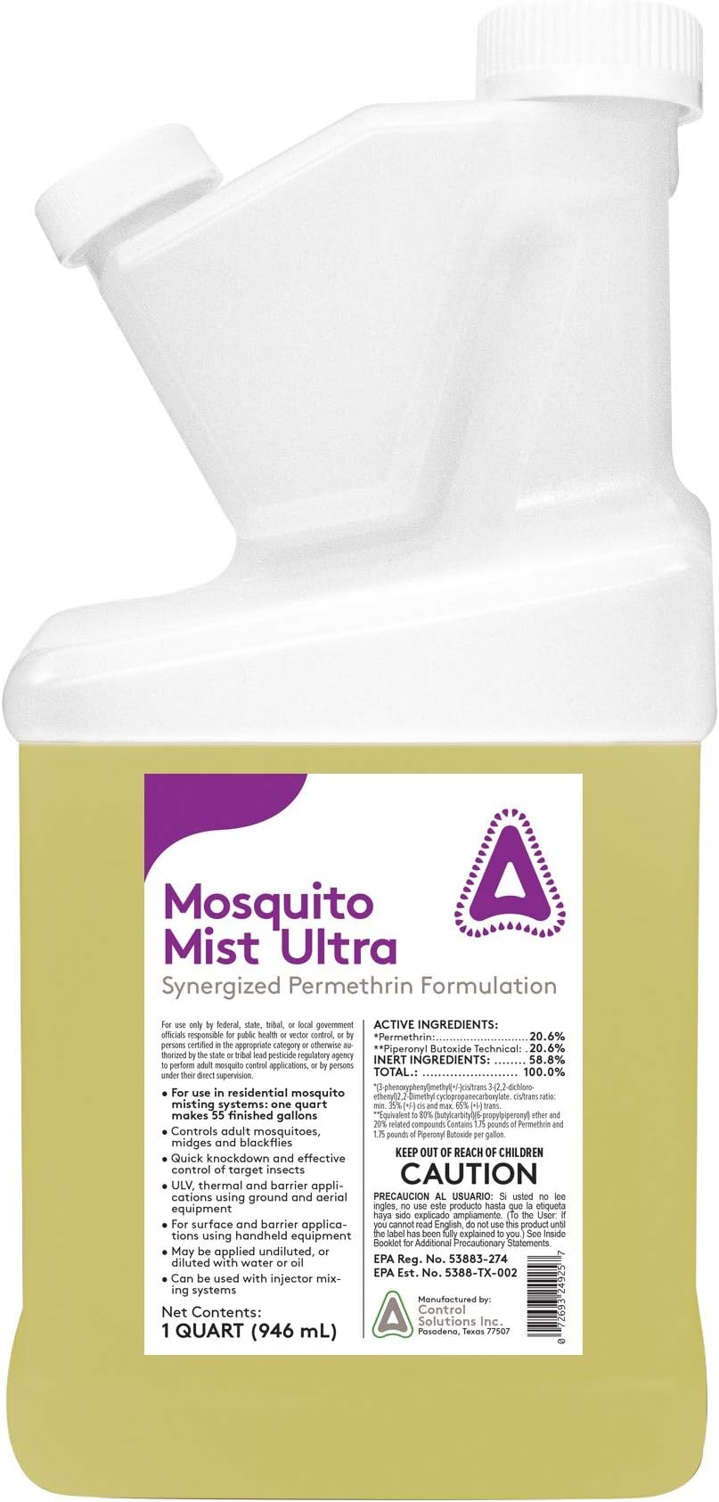 Control Solutions Mosquito Mist Ultra Gallon Patio