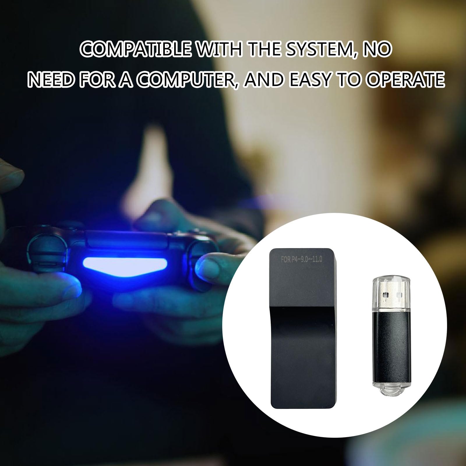 Accessori di gioco per USB 11.0 Adattatore per console di gioco facile da usare (con cavo Ethernet C) Accessori di gioco