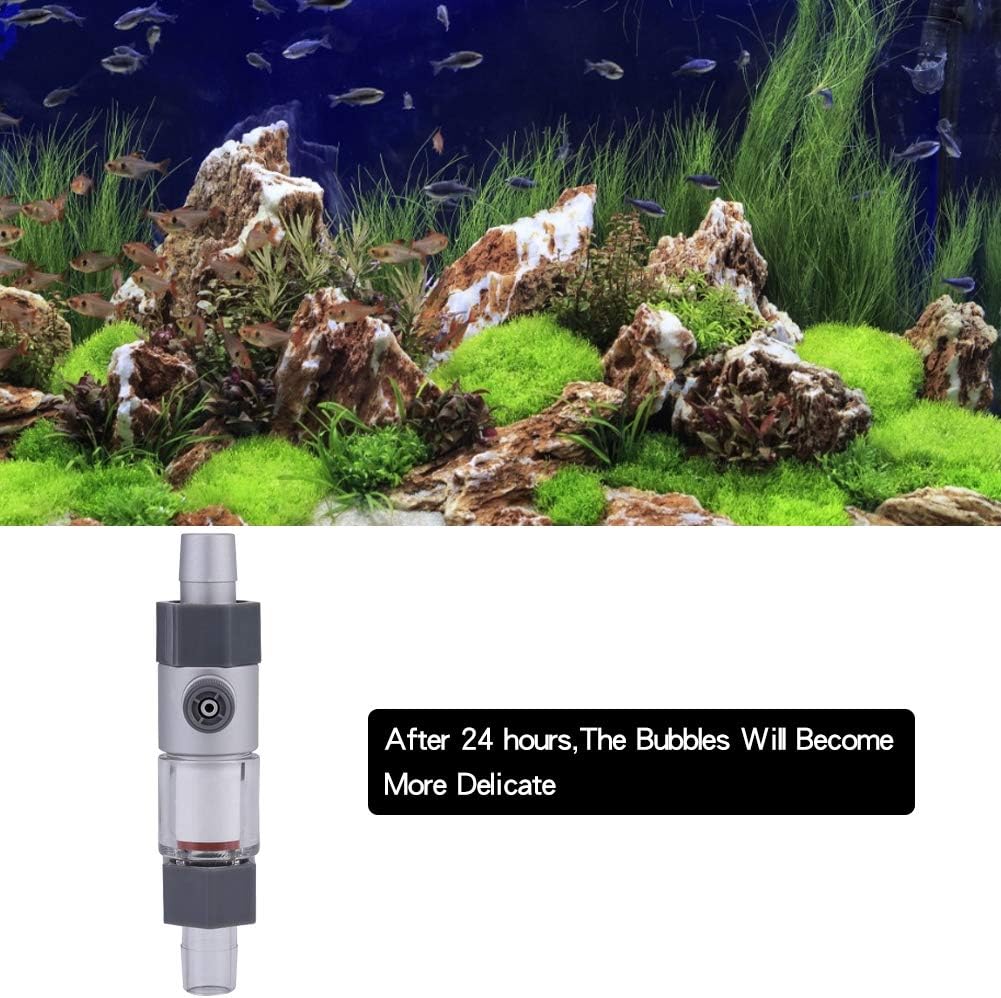 X3894 CO2 Reactor Aquarium Atomiser Bubble Counter for Fish Aquarium Plants Accessory (12/16mm)