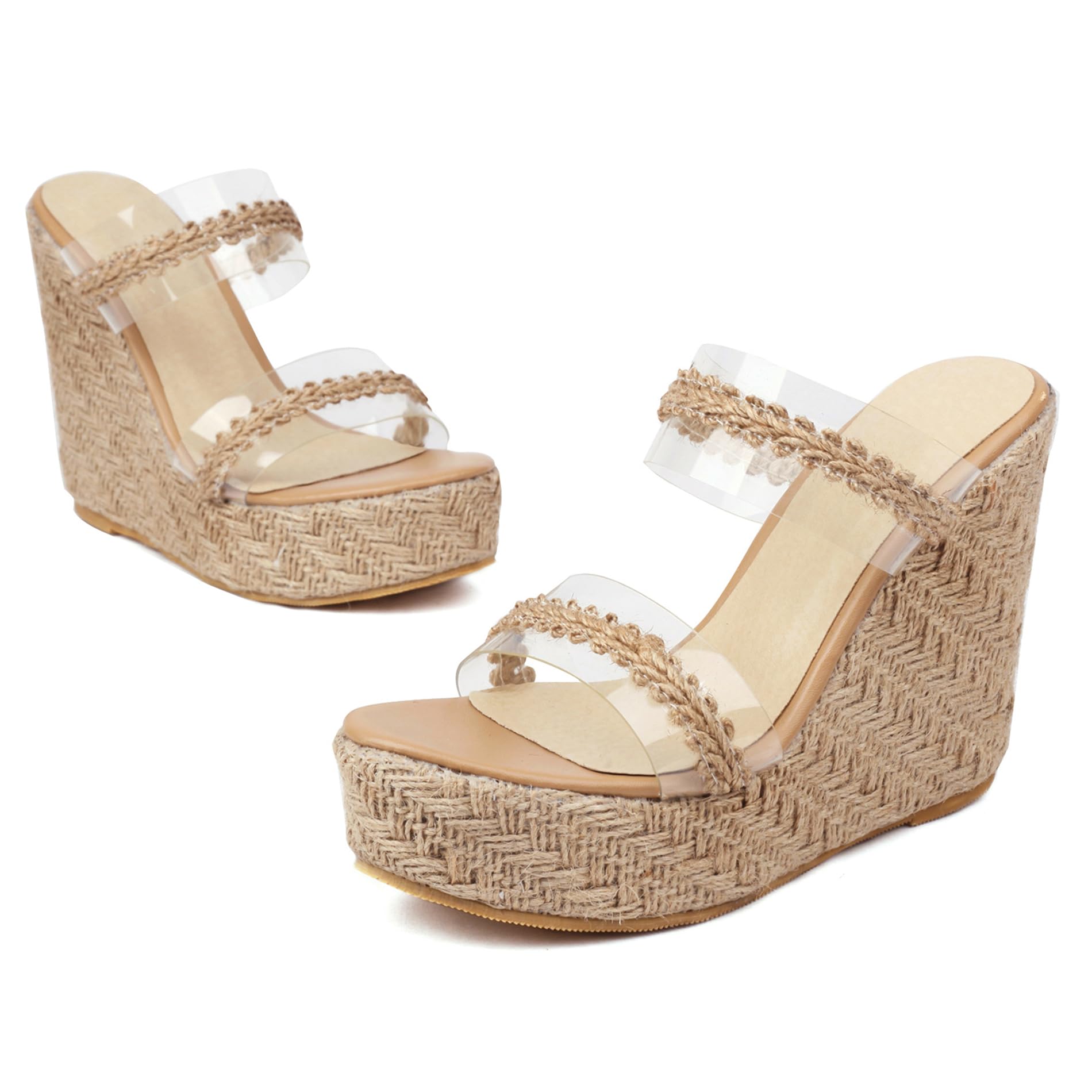 Lizoleor Espadrillas Mules Slipper Donna Aperto Senza Lacci