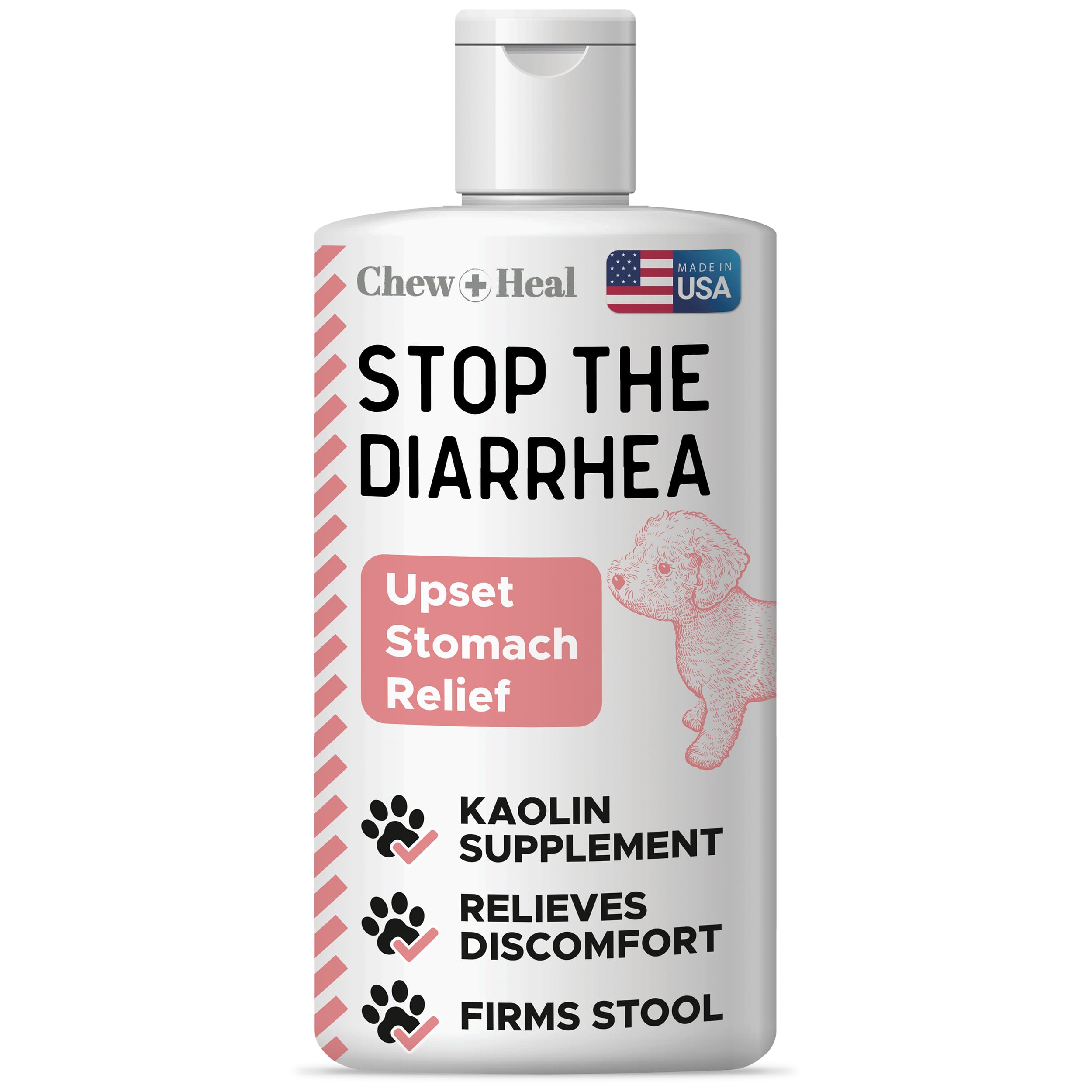 Chew + Heal Labs Anti Diarrhea Liquid for Dogs