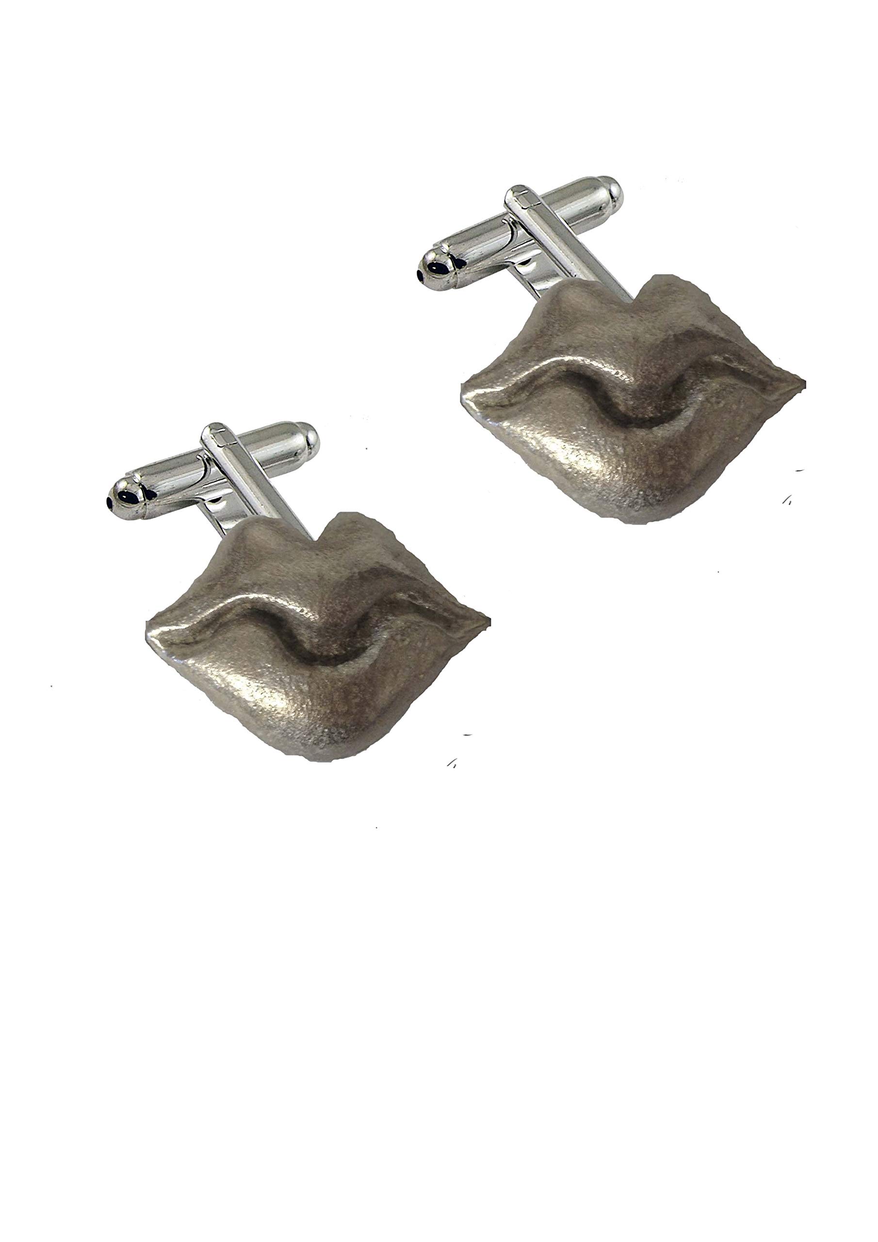 GIFTSFORALL Par de gemelos de dibujos animados de labios FT37 hechos de peltre inglés moderno publicados por nosotros regalos para todos los 2016 de Derbyshire Reino Unido