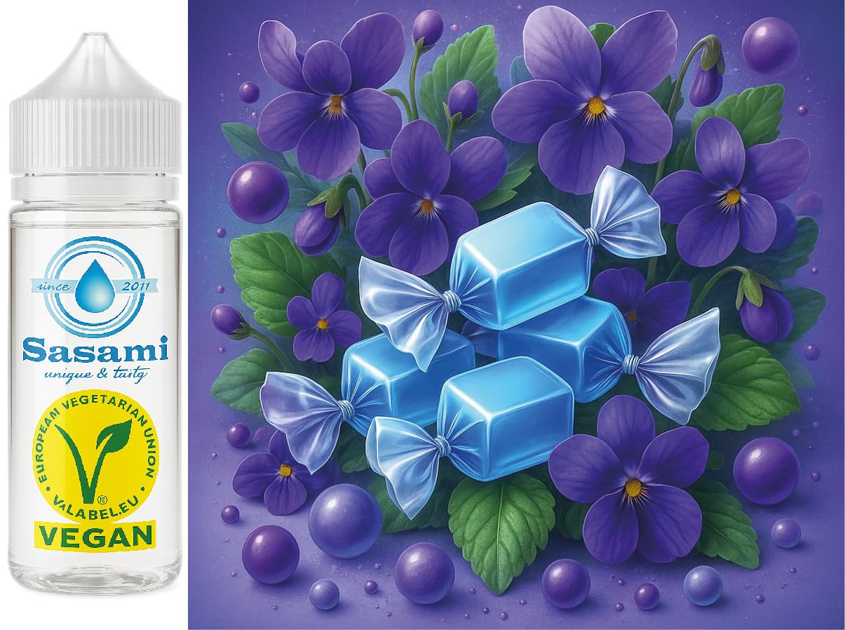 Frozen Violet – fiołek lodowy cukierek aromat koncentrat – Wegański – Sasami – 100ml